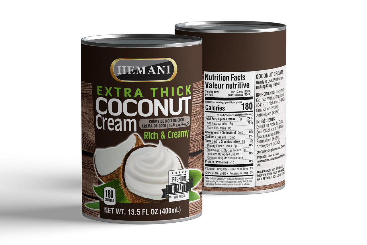 HEMANI Extra Thick Coconut Cream 400mL - Image 2