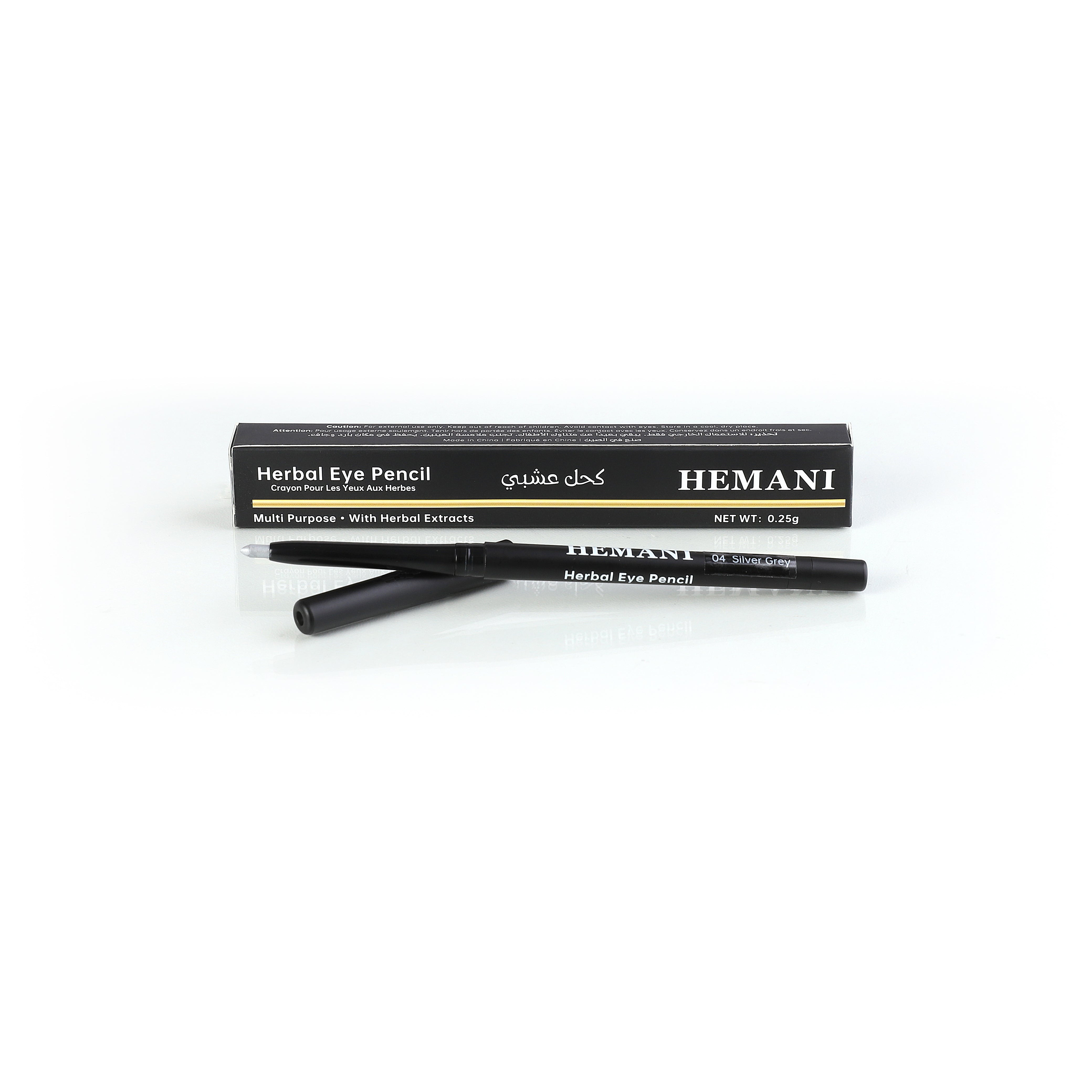 HEMANI Herbal Eyeliner Pencil Silver Grey