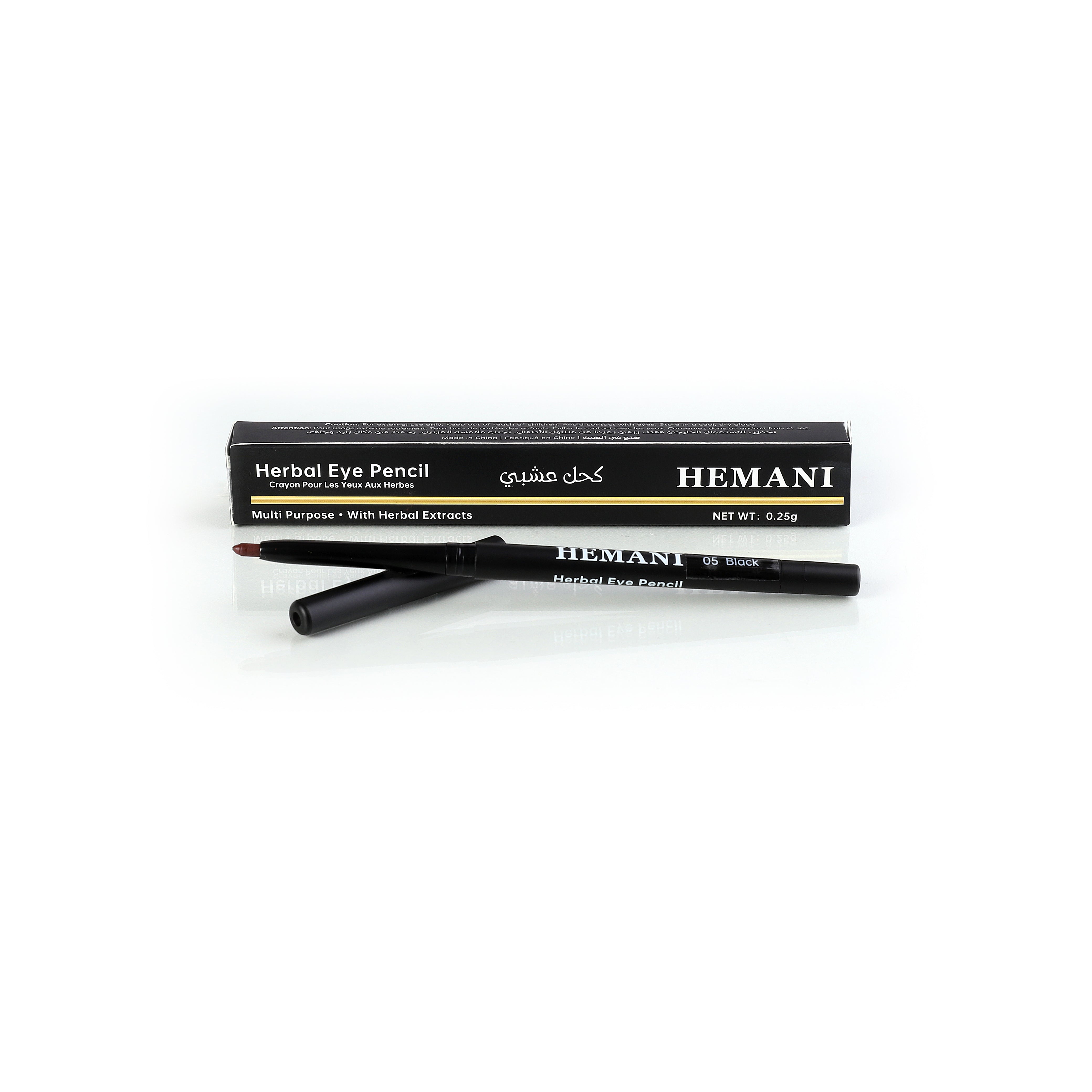 HEMANI Herbal Eyeliner Pencil Black