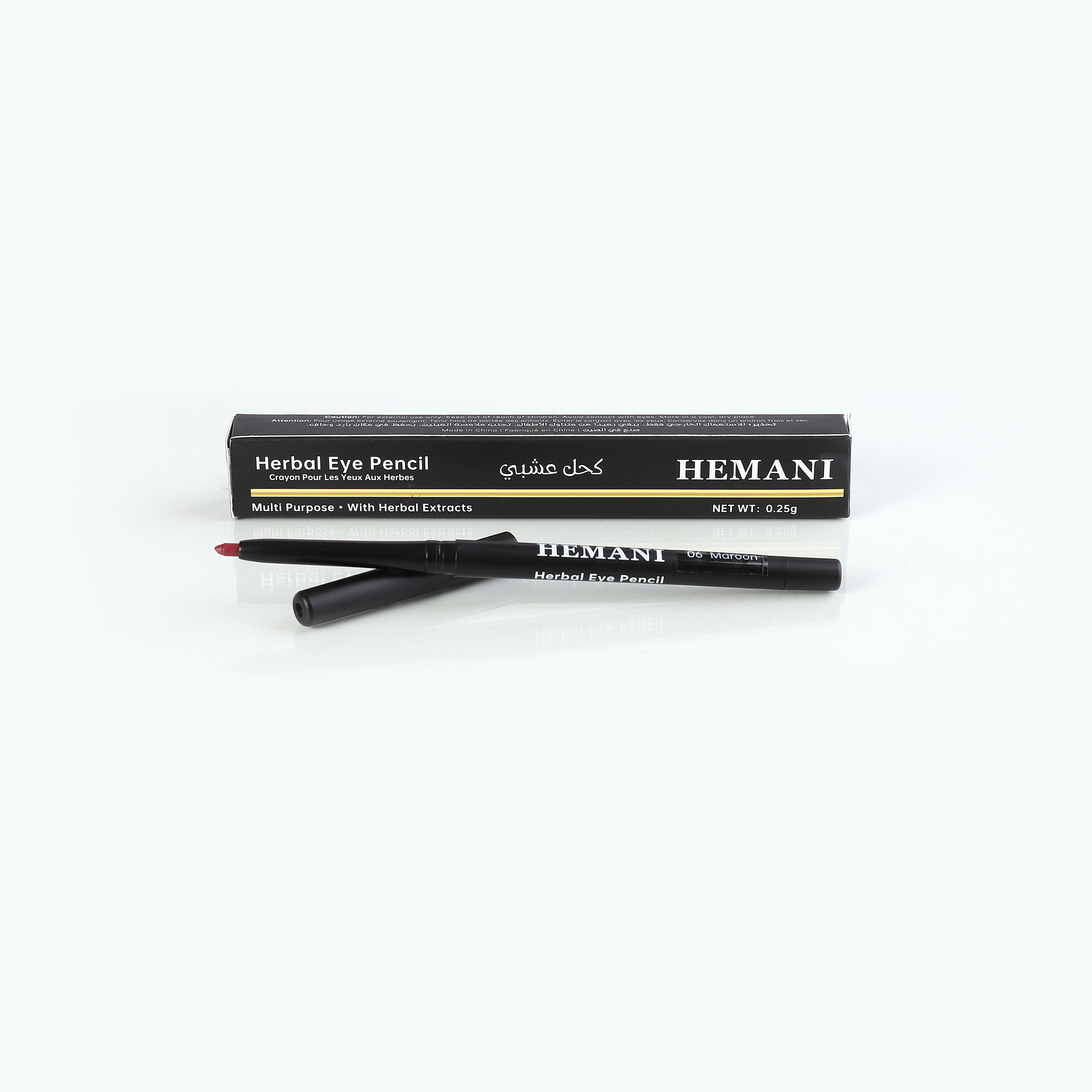 HEMANI Herbal Eyeliner Pencil Maroon