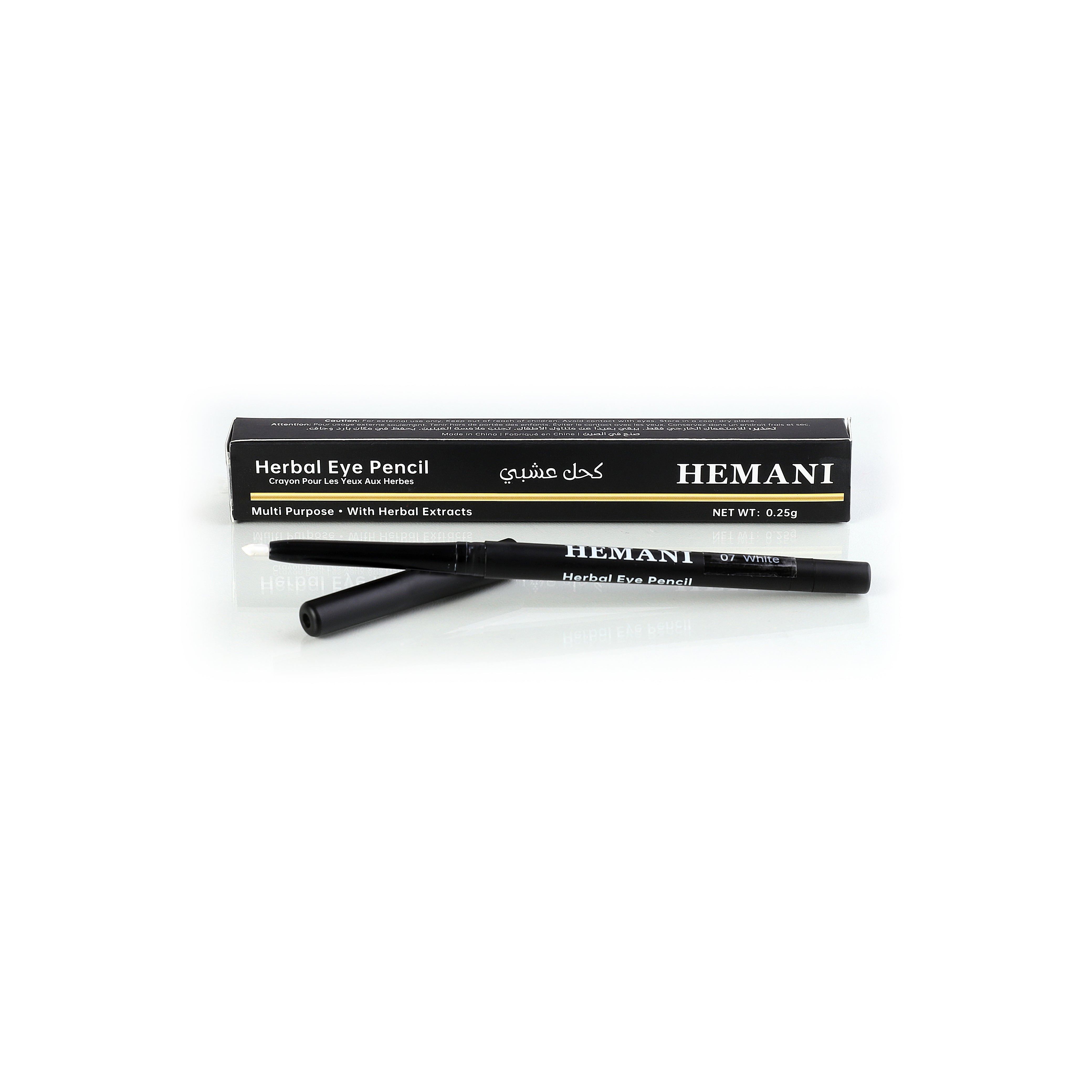 HEMANI Herbal Eyeliner Pencil White