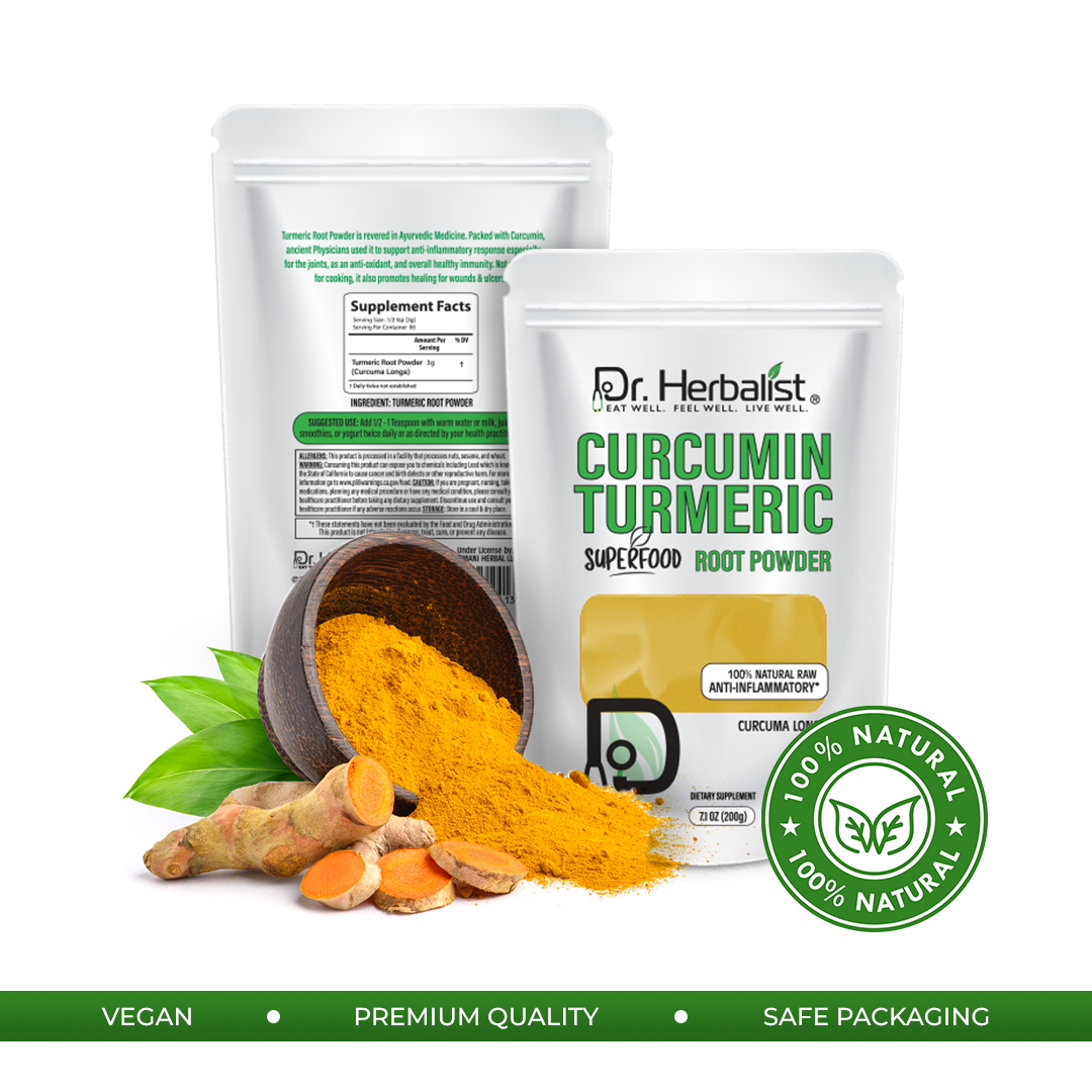 DR. HERBALIST Curcumin Turmeric Powder 200g