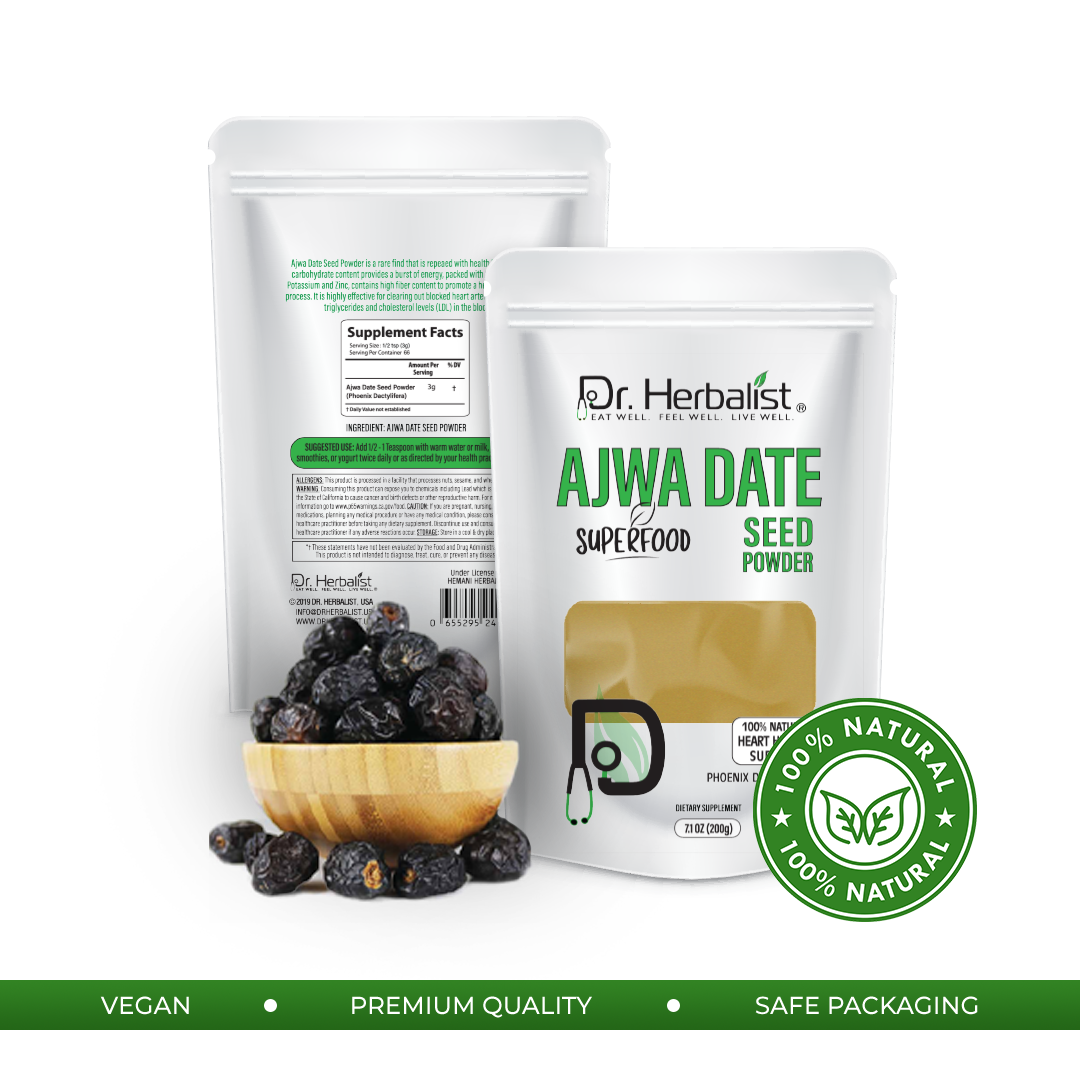 DR. HERBALIST Ajwa Date Seed Powder (200g)