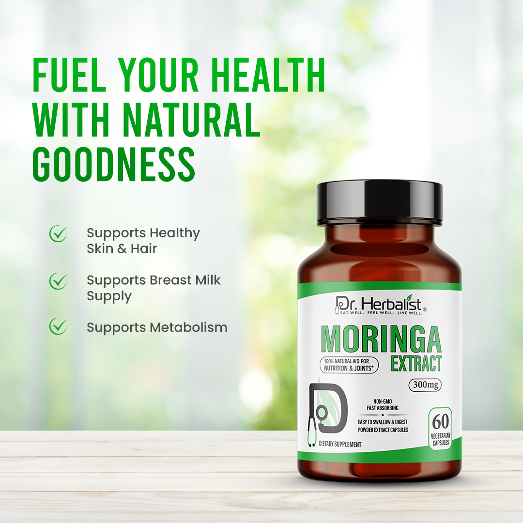 DR. HERBALIST Moringa Extract 300mg 60 Capsules