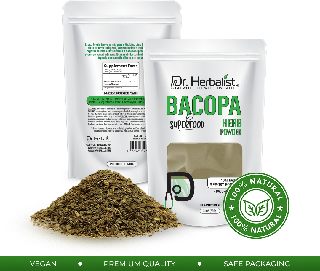 DR. HERBALIST Bacopa Powder 200g