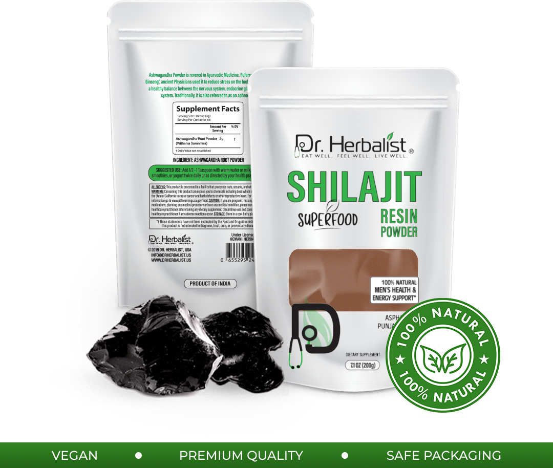 DR. HERBALIST Shilajit Powder 200g