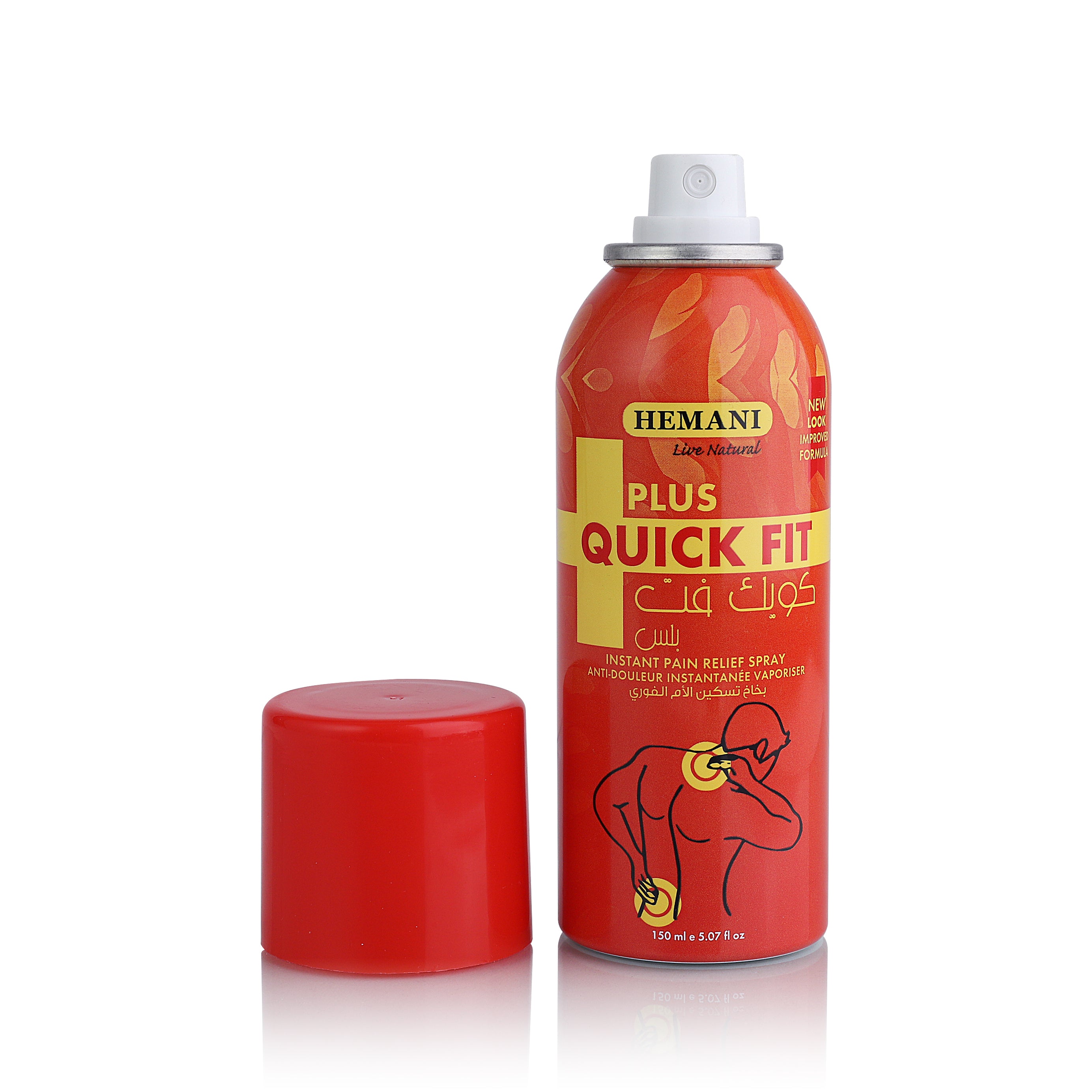 HEMANI Quick Fit Plus Relief Spray 150ml