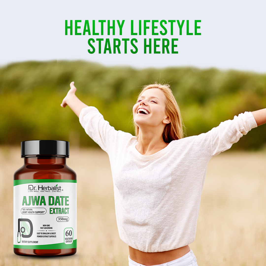 DR. HERBALIST Ajwa Date 350mg 60 Capsules