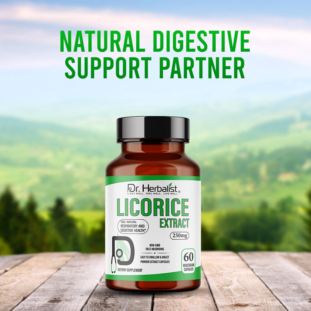 DR. HERBALIST Licorice Extract 250mg 60 Capsules