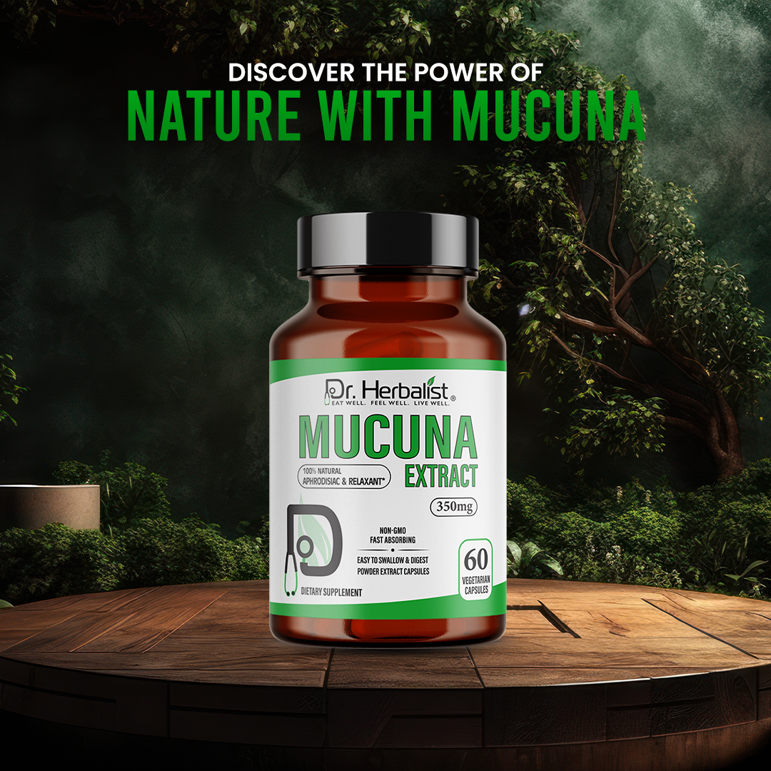 DR. HERBALIST Mucuna Extract 350mg 60 Capsules