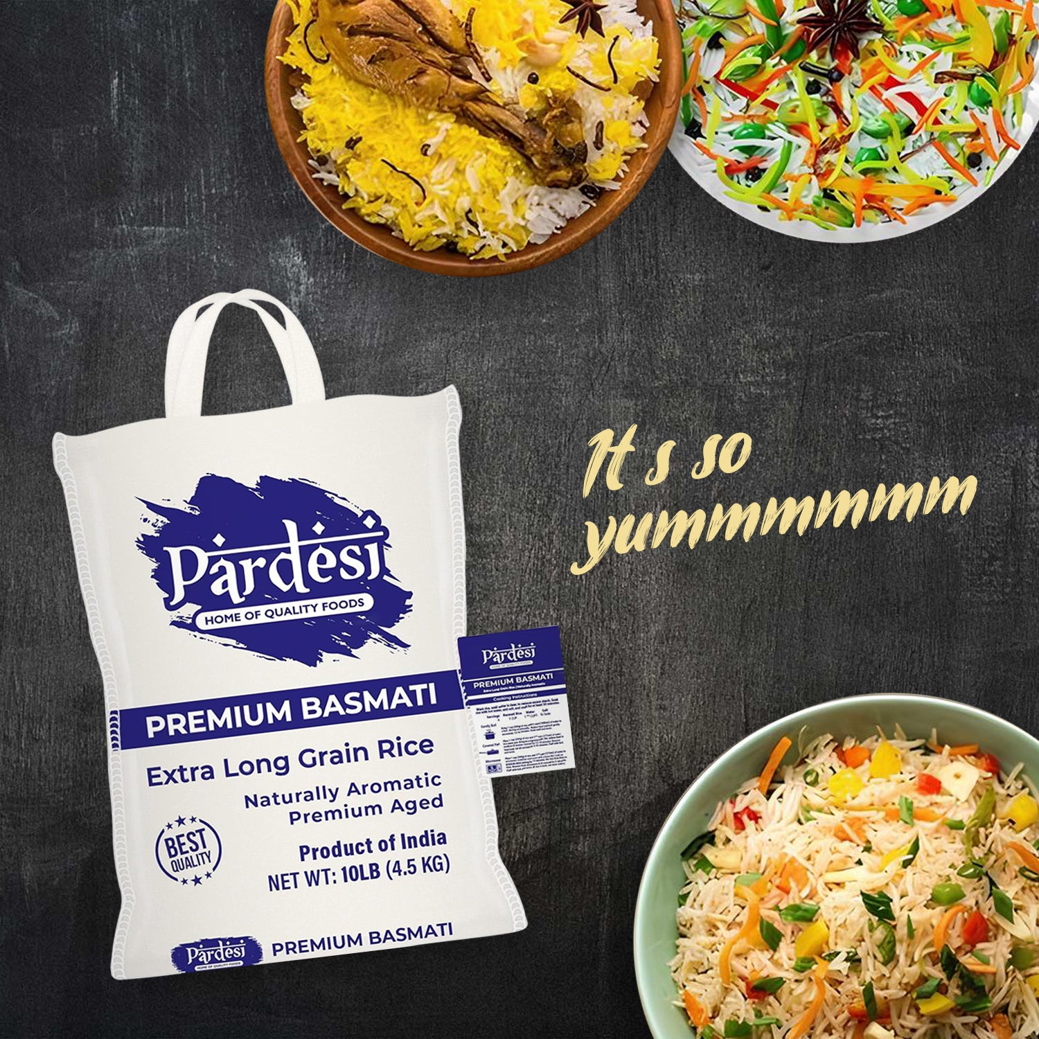 PARDESI Extra Long Basmati Rice 10LB