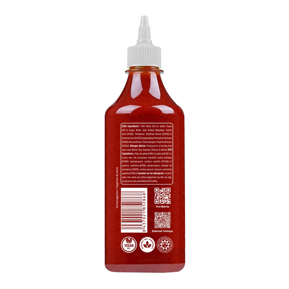 HOLY SAUCE Sriracha Chili Sauce Garlic 580g