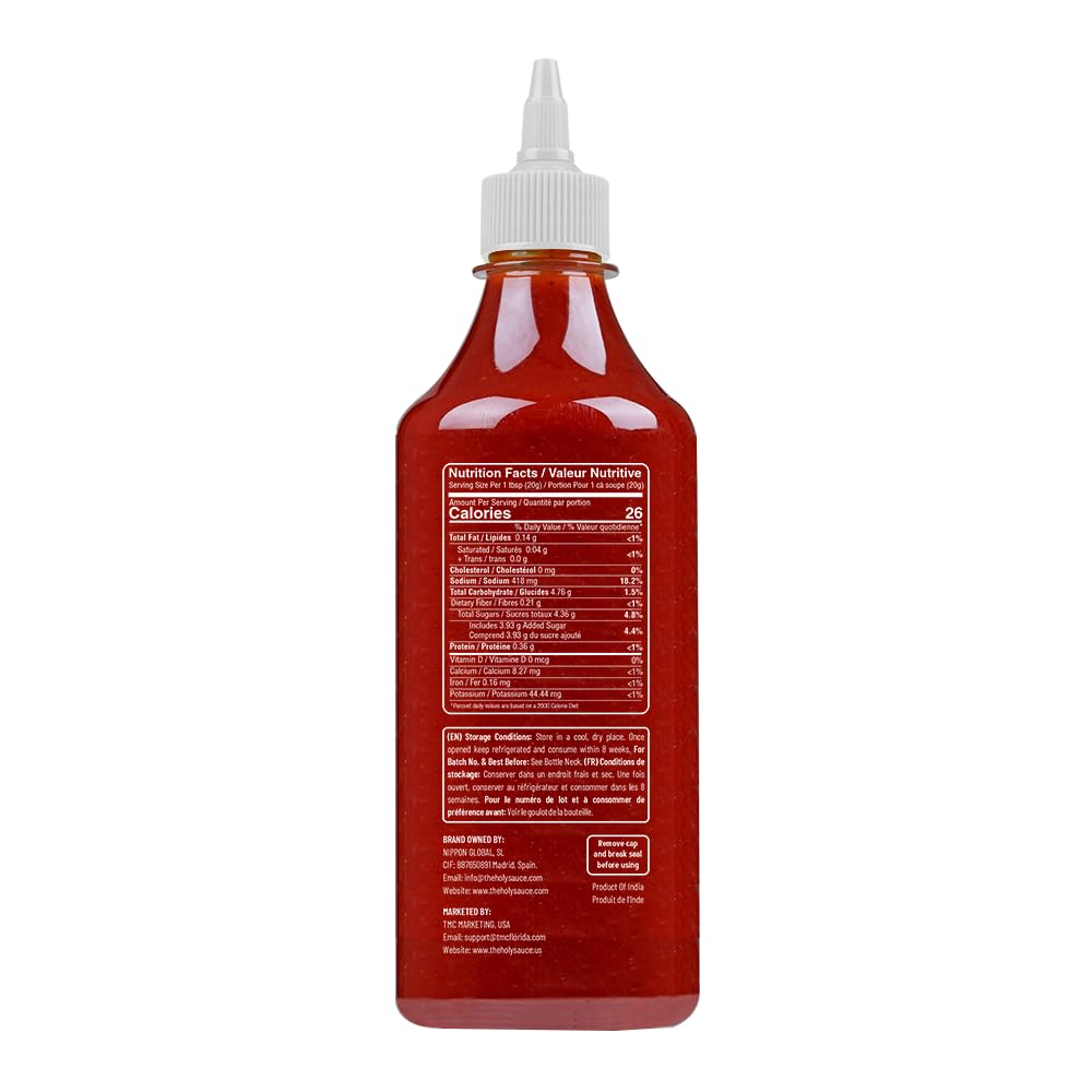 HOLY SAUCE Sriracha Chili Sauce Garlic 580g