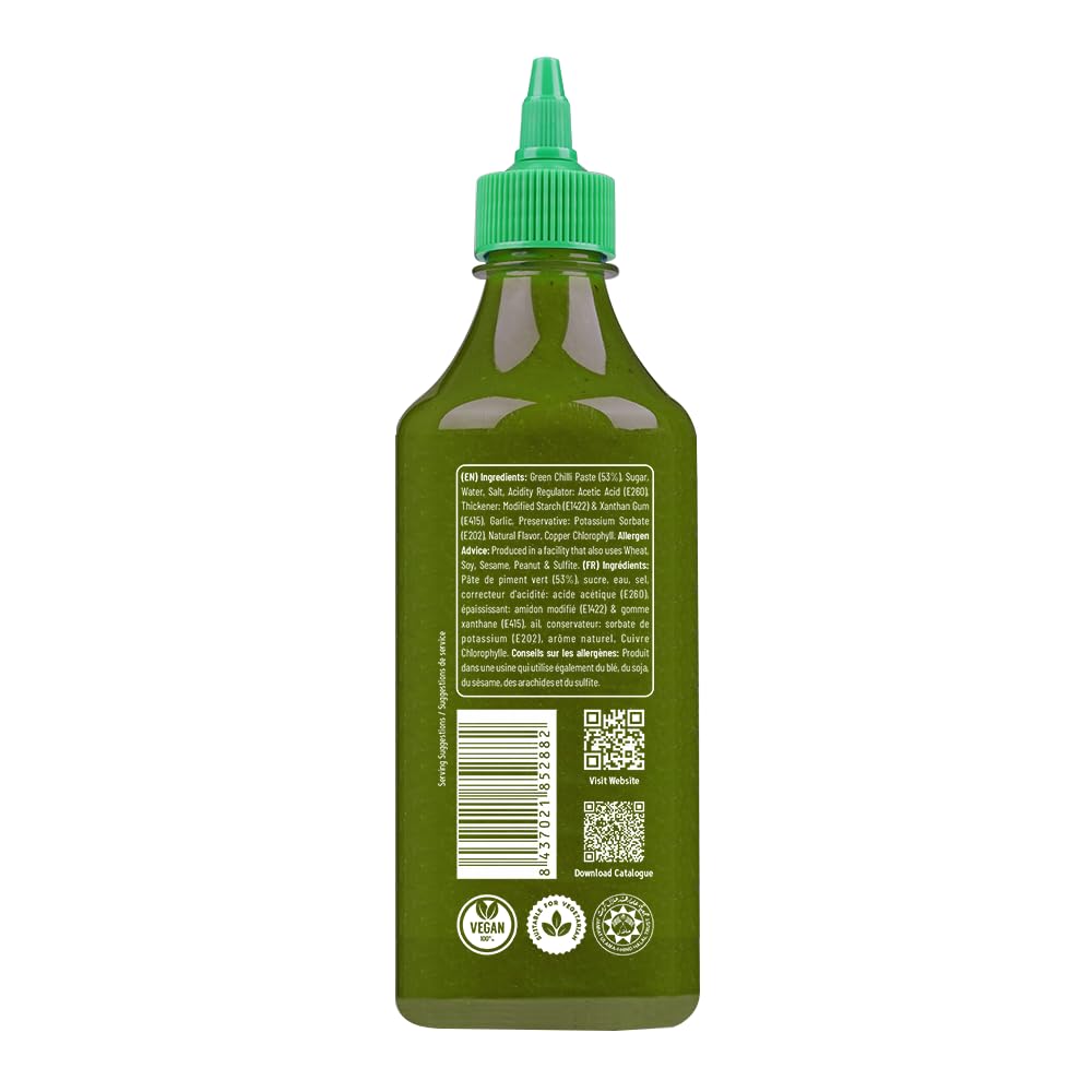 HOLY SAUCE Sriracha Chili Green Chili 580g