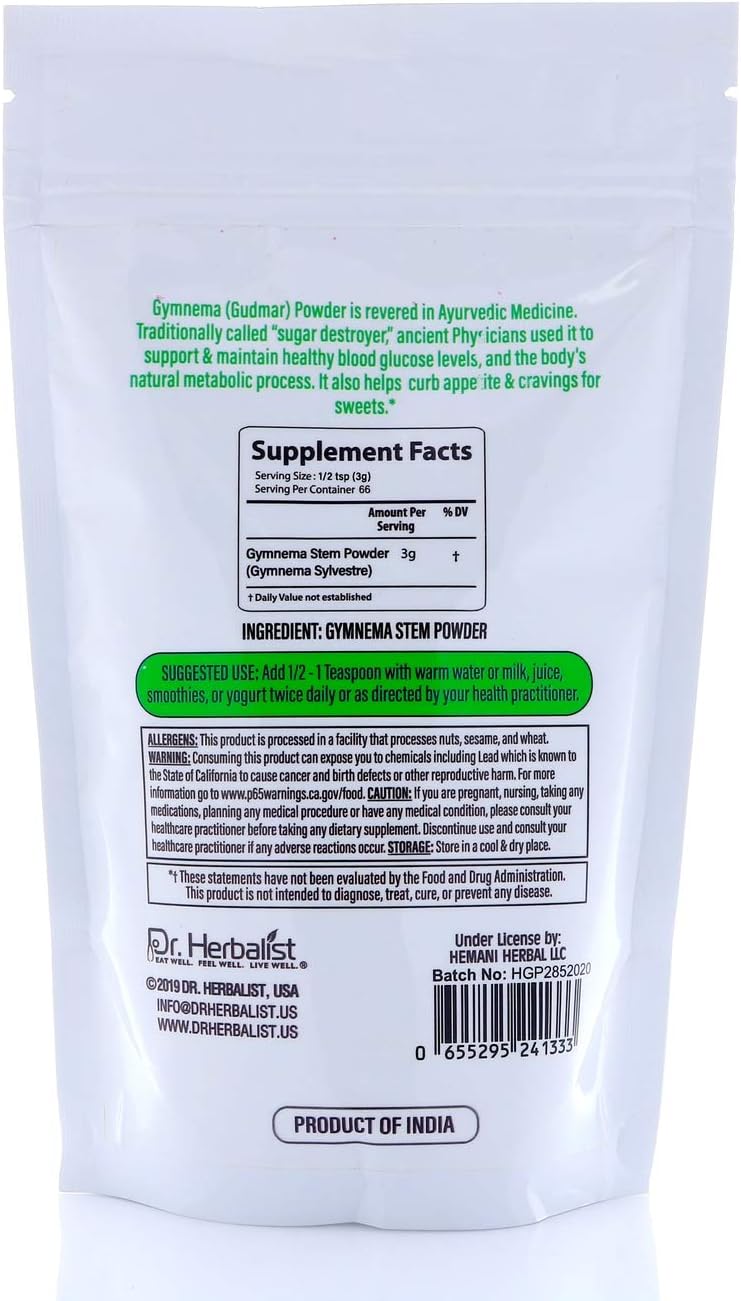 DR. HERBALIST Gymnema Powder 200g