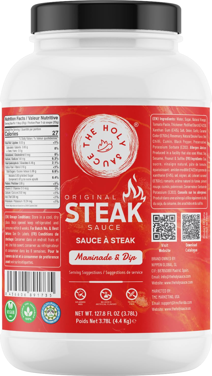 Holy Sauce Steak Sauce 3.78L