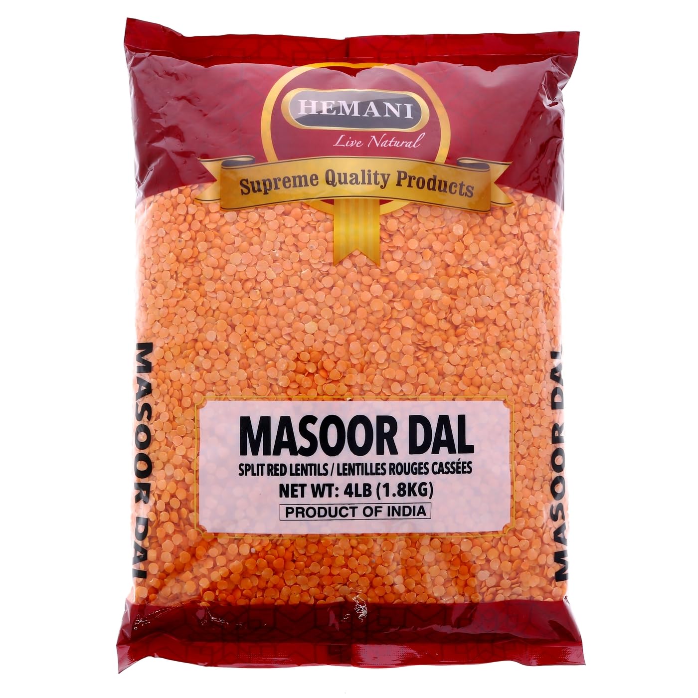 HEMANI Masoor Daal 4LB