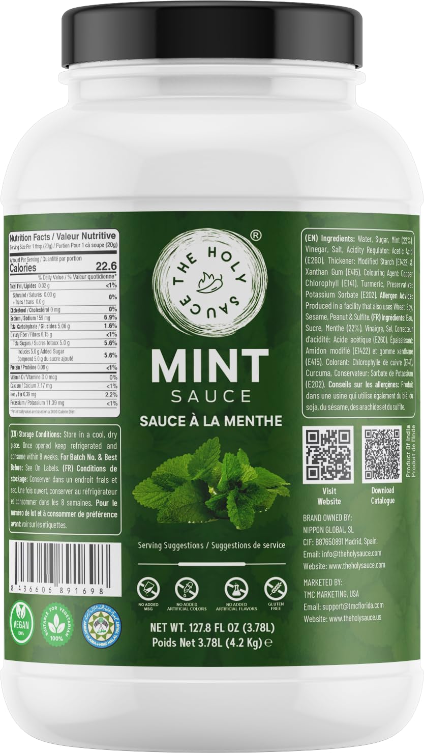 Holy Sauce Mint Sauce 3.78L