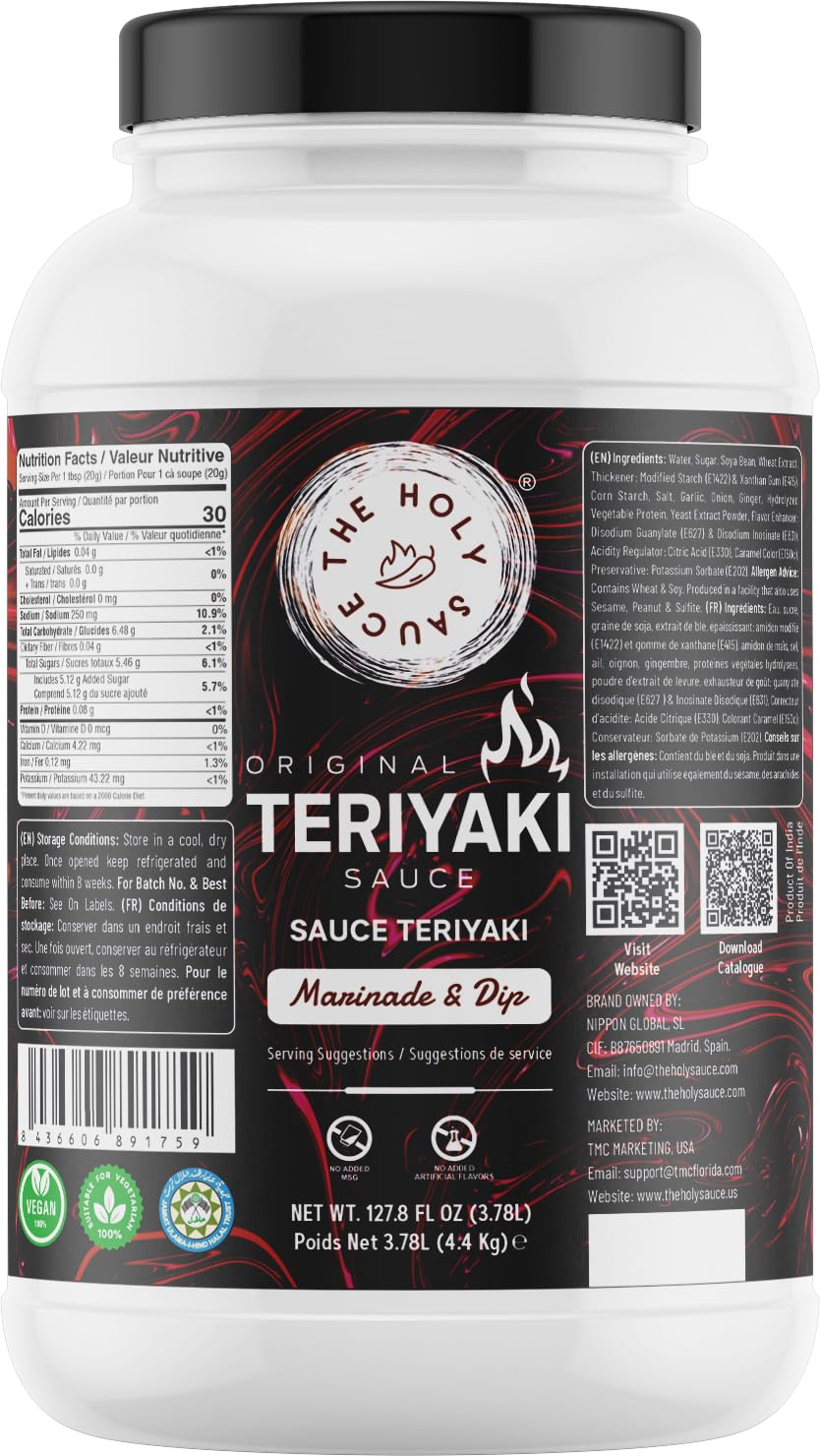 Holy Sauce Teriyaki Sauce 3.78L