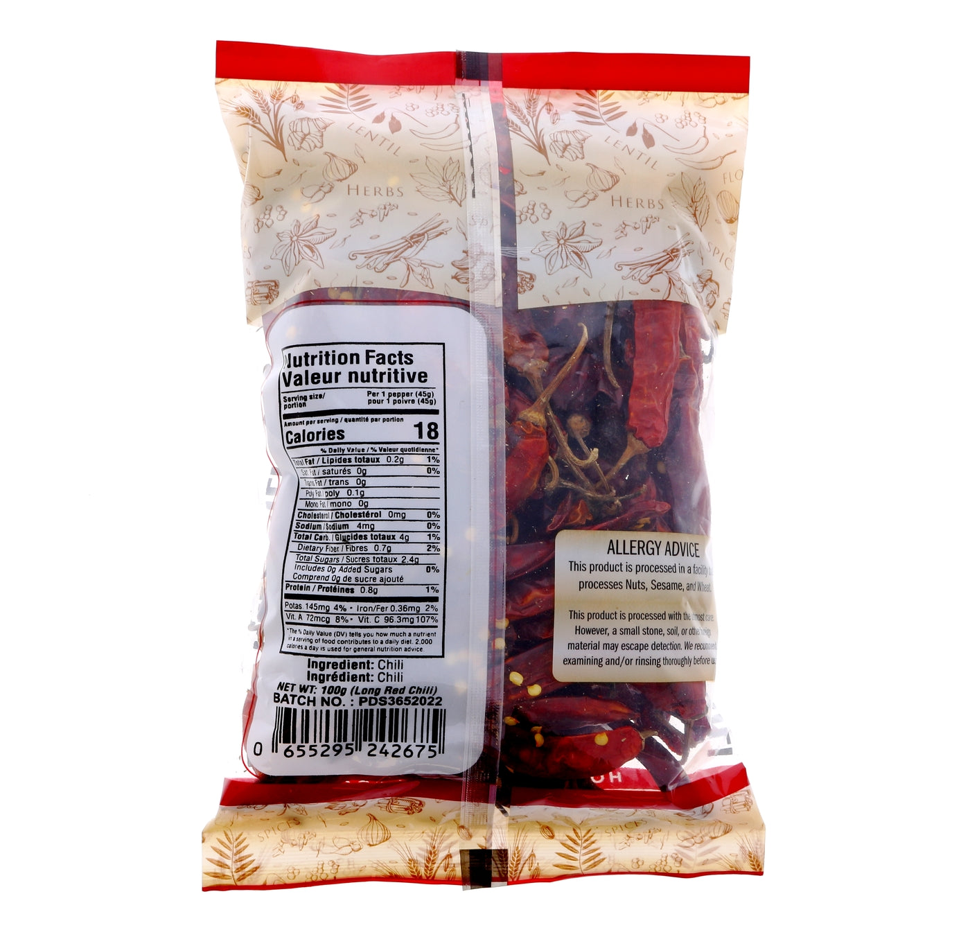 PARDESI Chili Long 100g