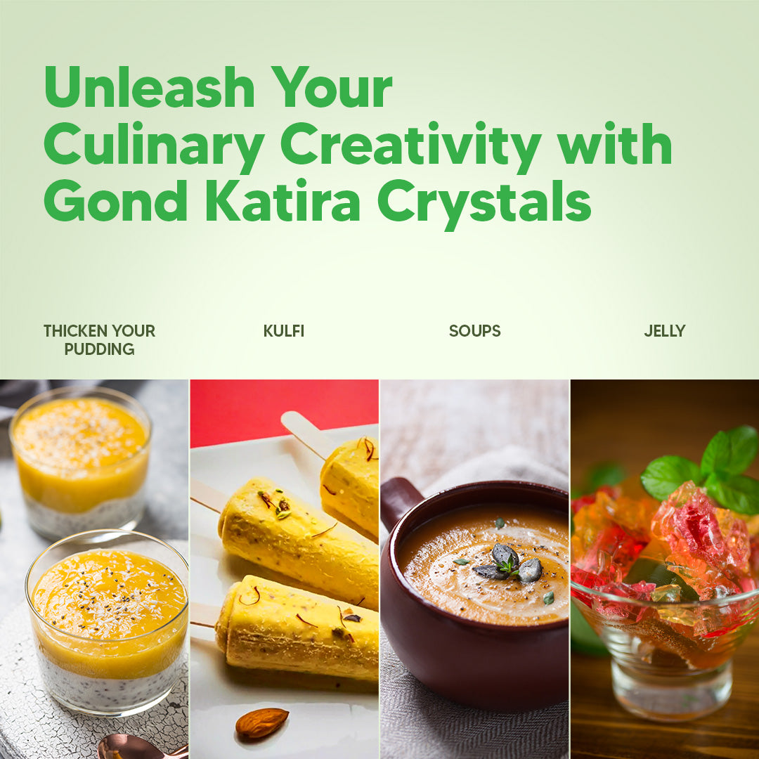 Dr. HERBALIST Gond Katira 200g - Natural Tragacanth Gum Crystals | Traditional Summer Cooling Drink Ingredient | Soak Overnight for Translucent Gel | Halal, Vegan