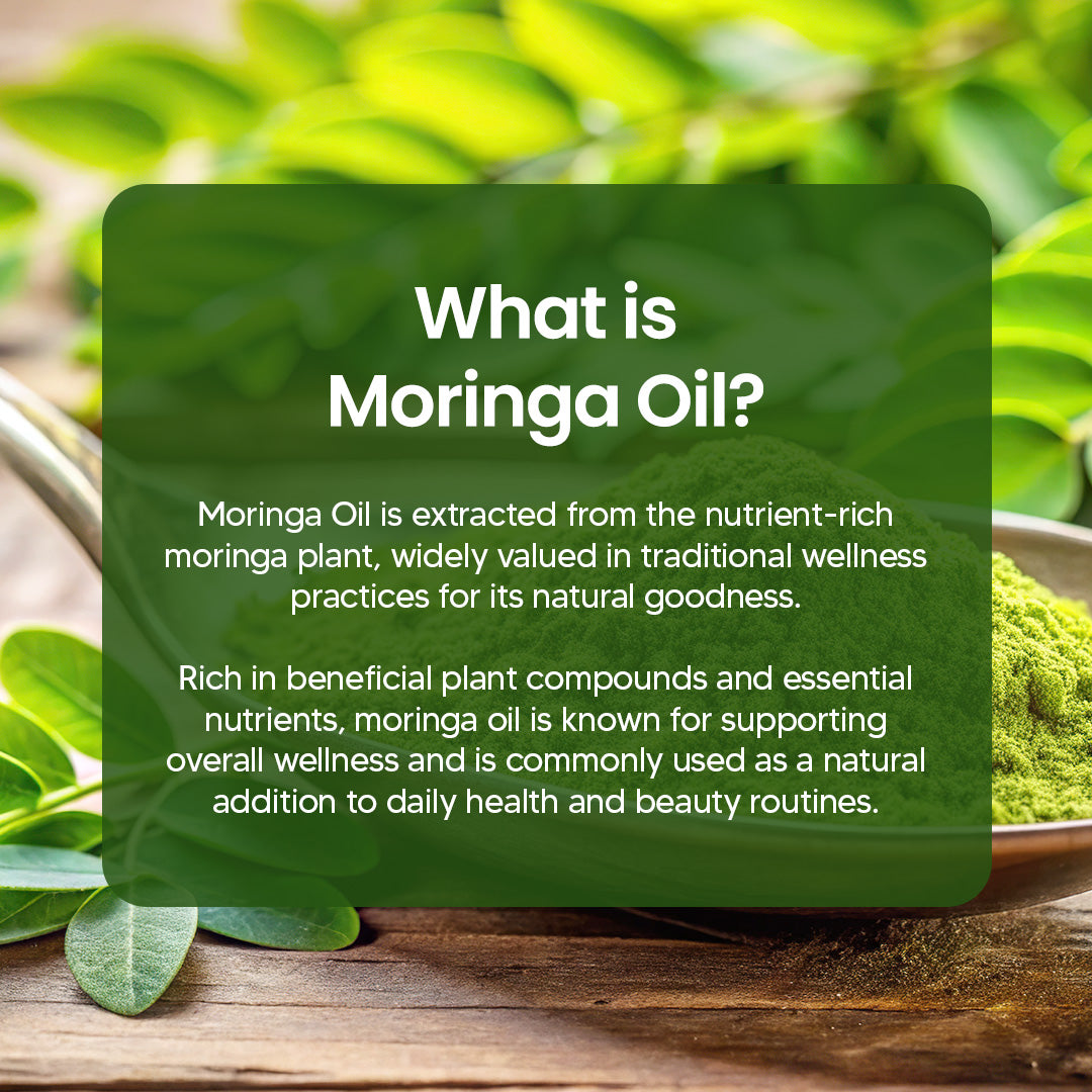 Dr. HERBALIST Moringa Oil Capsules 1600mg - Cold Pressed Moringa Oleifera Seed Oil with Oleic Acid & Behenic Acid | Supports Skin Vitality & Nutritional Wellness* | Halal, Vegan | 60ct