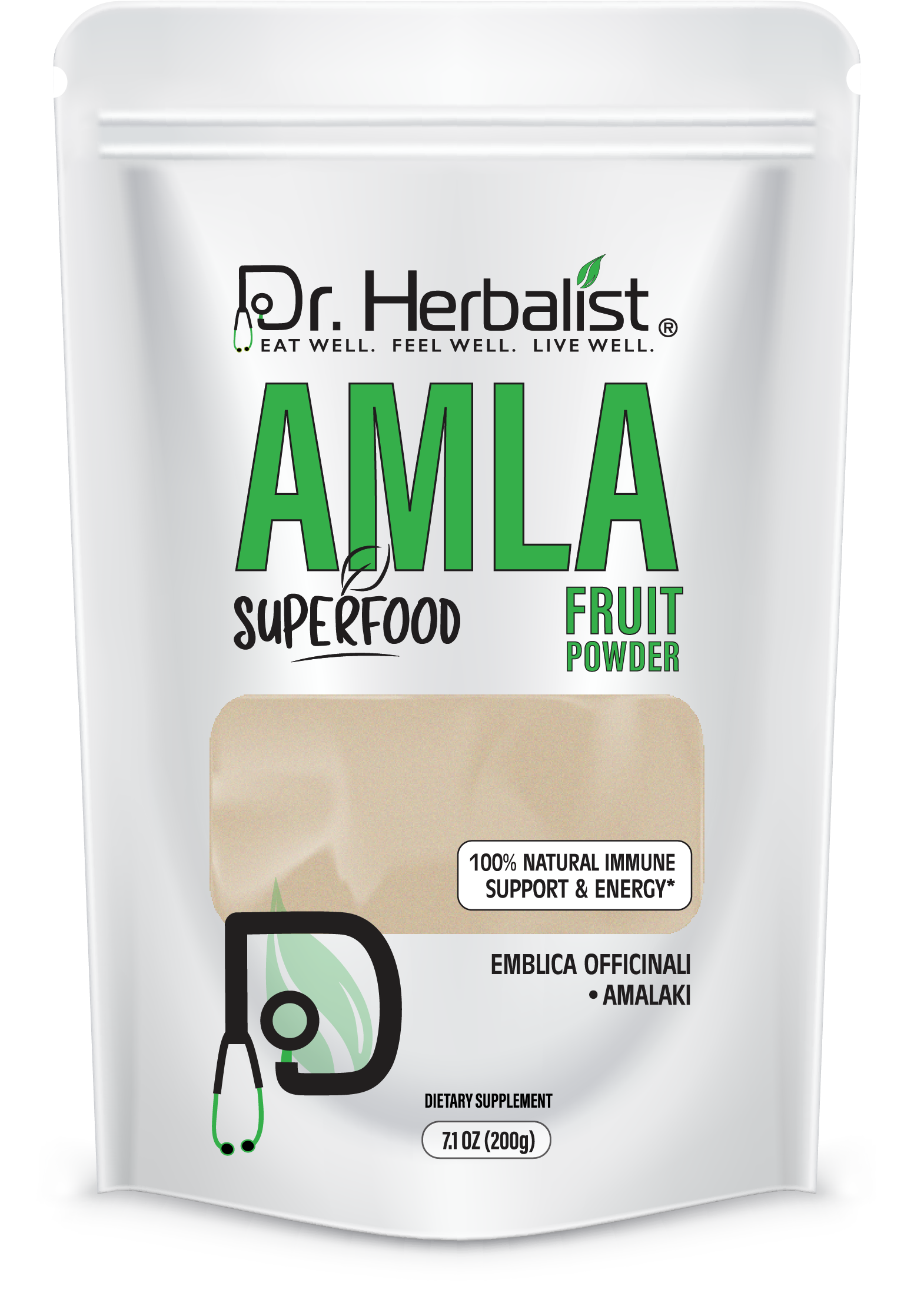 DR. HERBALIST Amla Powder 200g