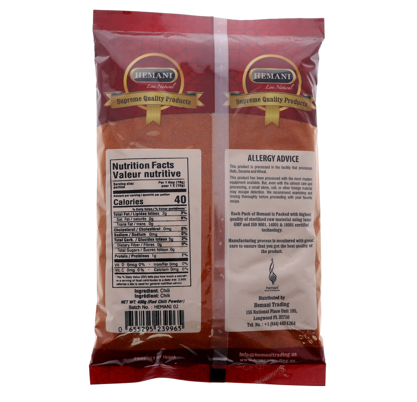 HEMANI Red Chilli Powder 400g