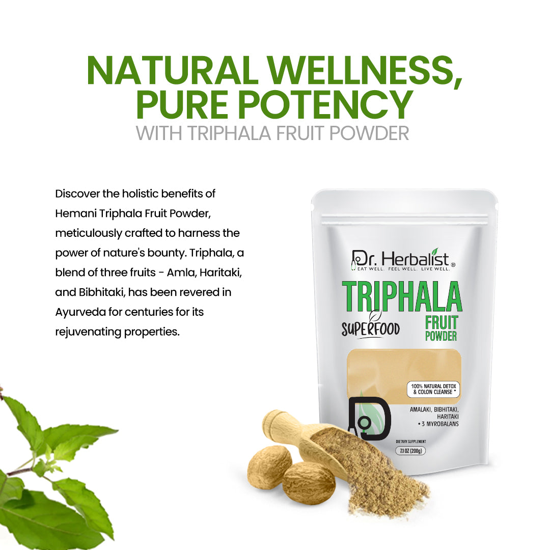 DR. HERBALIST Triphala Powder 200g