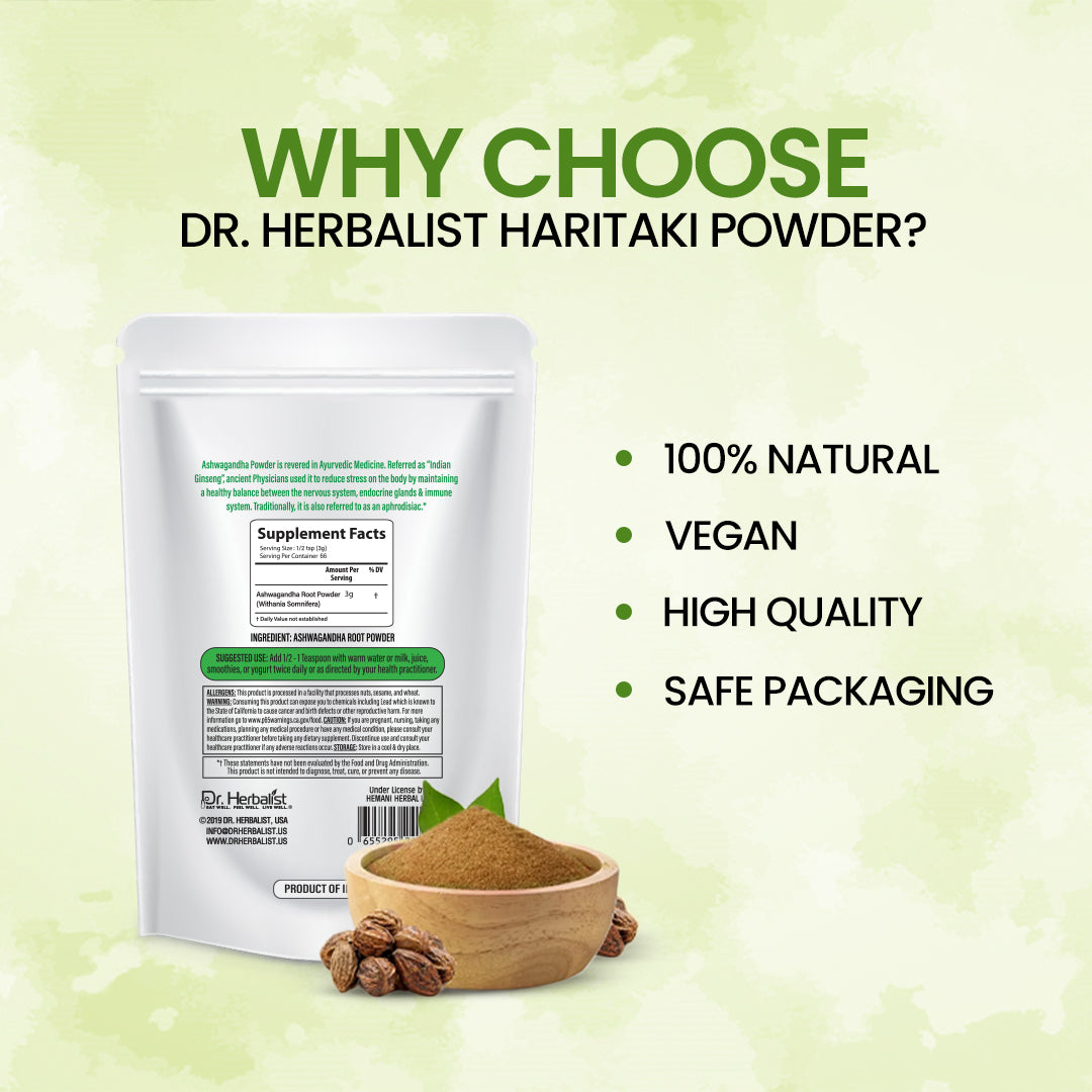 DR. HERBALIST Haritaki Powder 200g