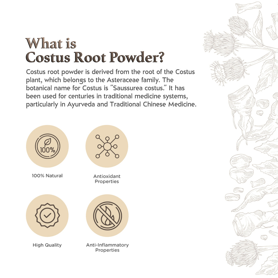 HEMANI Costus Root Powder 200g Box