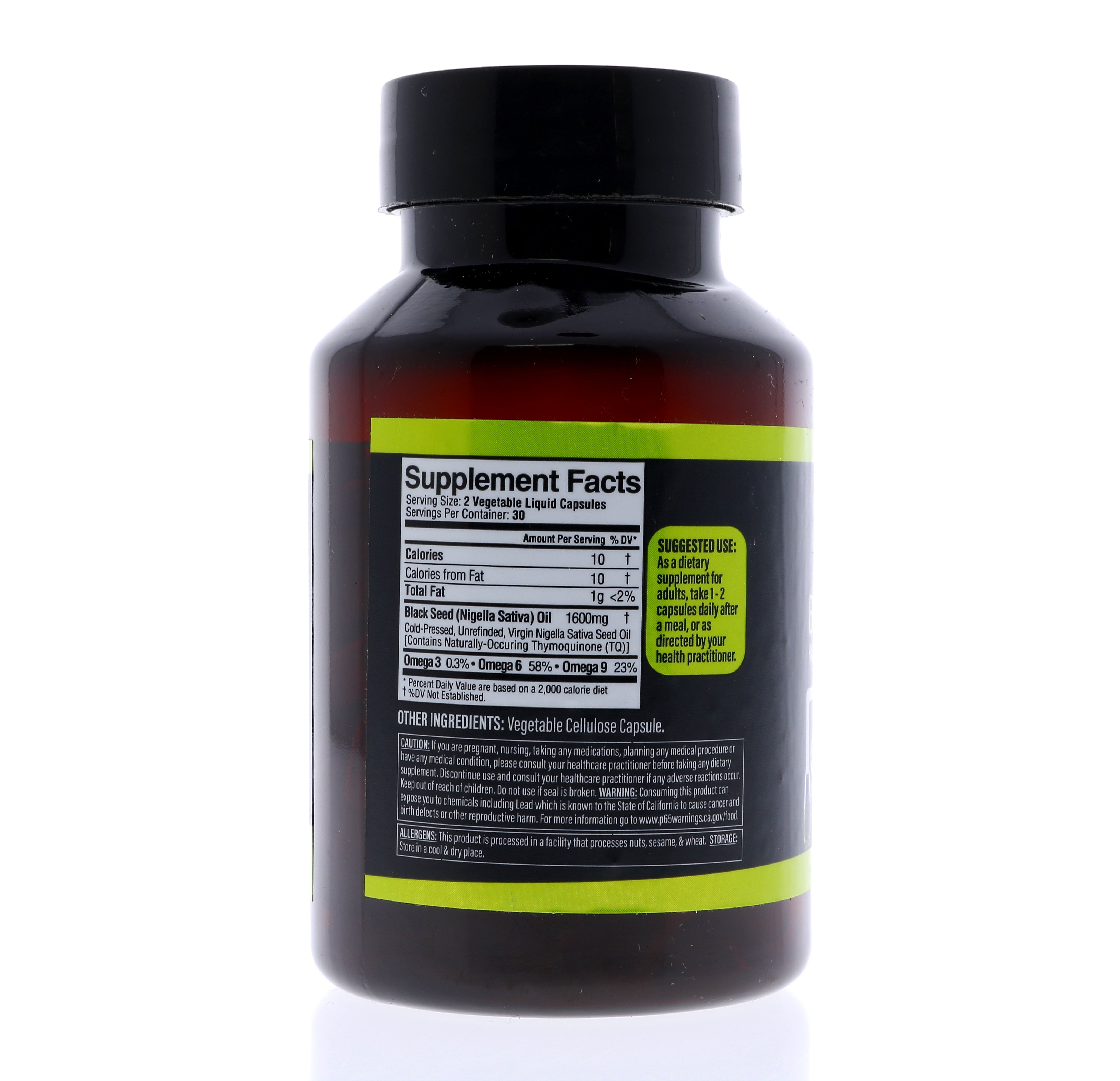 Dr. HERBALIST Black Seed Oil Capsules 1600mg - Cold Pressed Nigella Sativa Softgels with Thymoquinone | Supports Overall Wellness & Immune Vitality* | Halal, Non-GMO | 60ct