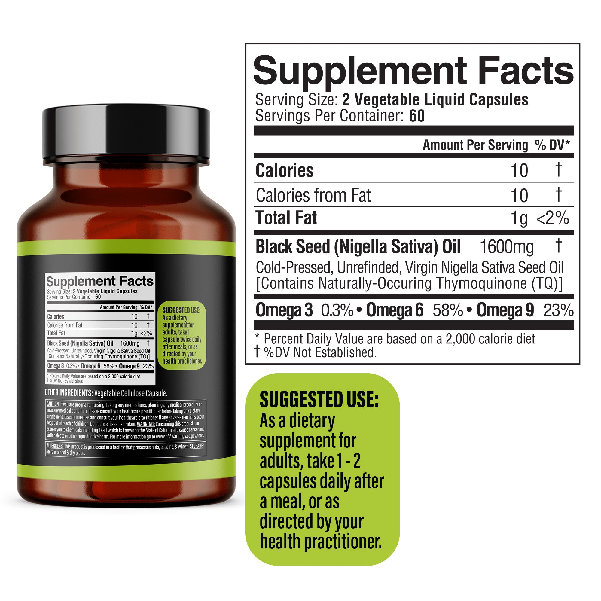 Dr Herbalist Black Seed Oil 120 Capsules – Premium Black Seed Oil Supplement