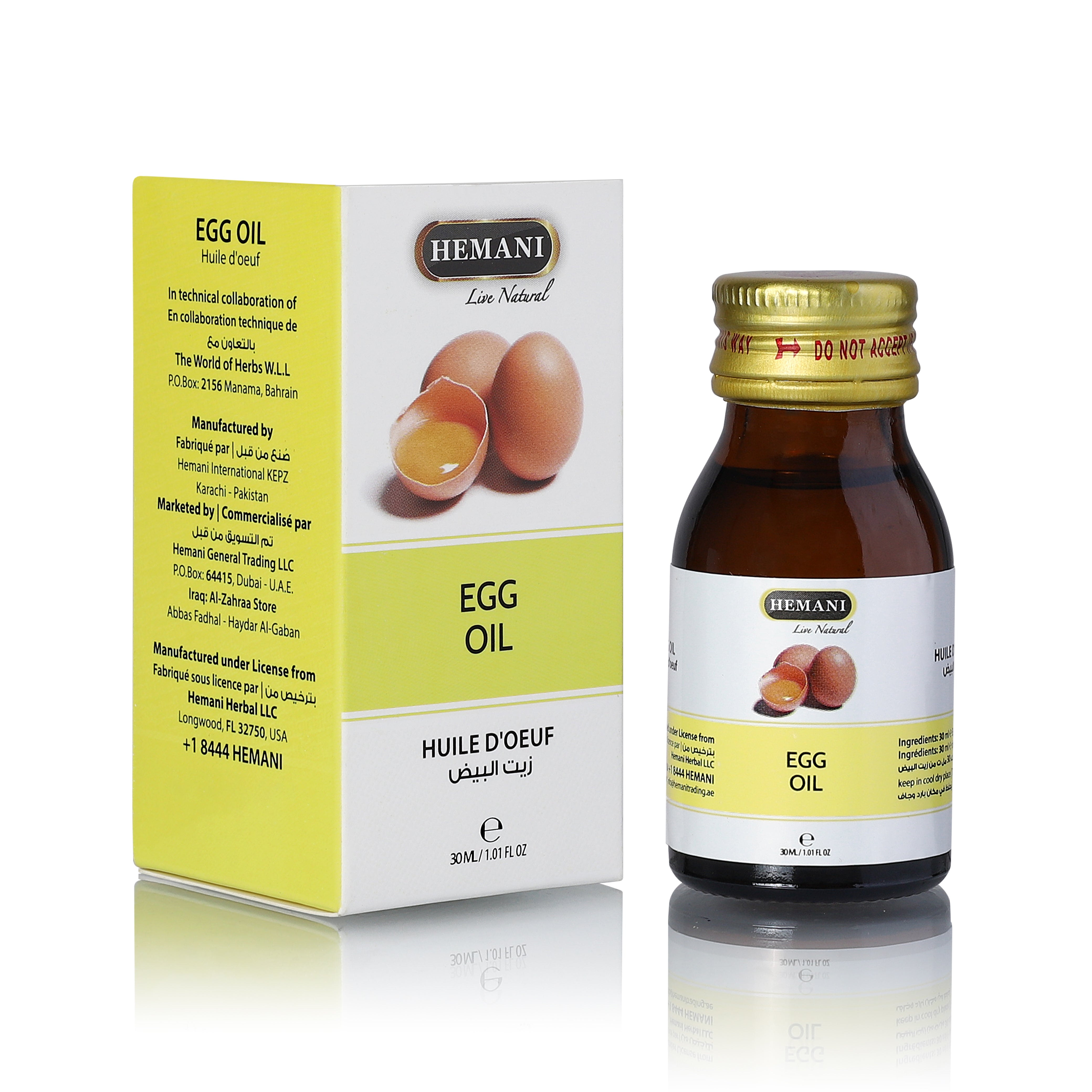 HEMANI Egg Oil 30mL