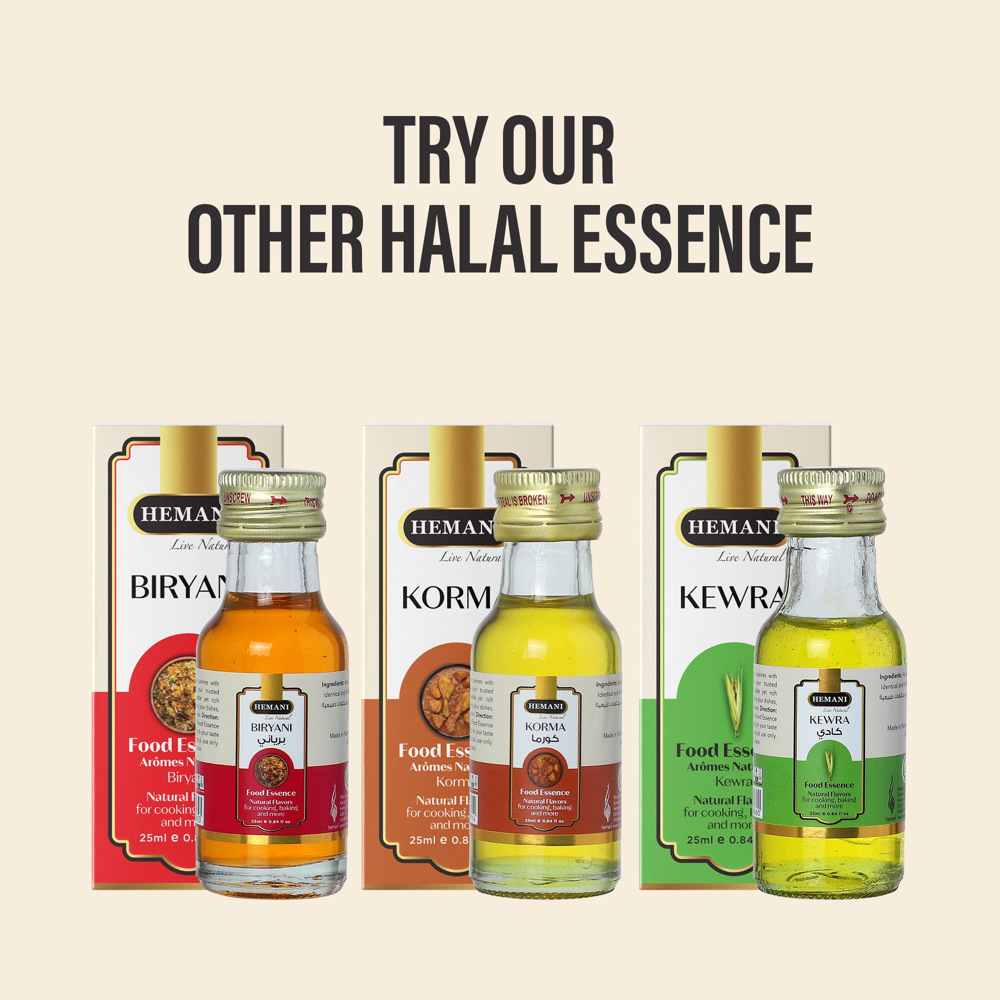 Hemani Nihari Food Essence 25 ml- Halal, Natural, and Concentrated Nihari Flavor for Pakistani and Indian Recipes, Cooking, and Baking - Perfect for Beef Nihari, Lamb Nihari, and Chicken Nihari