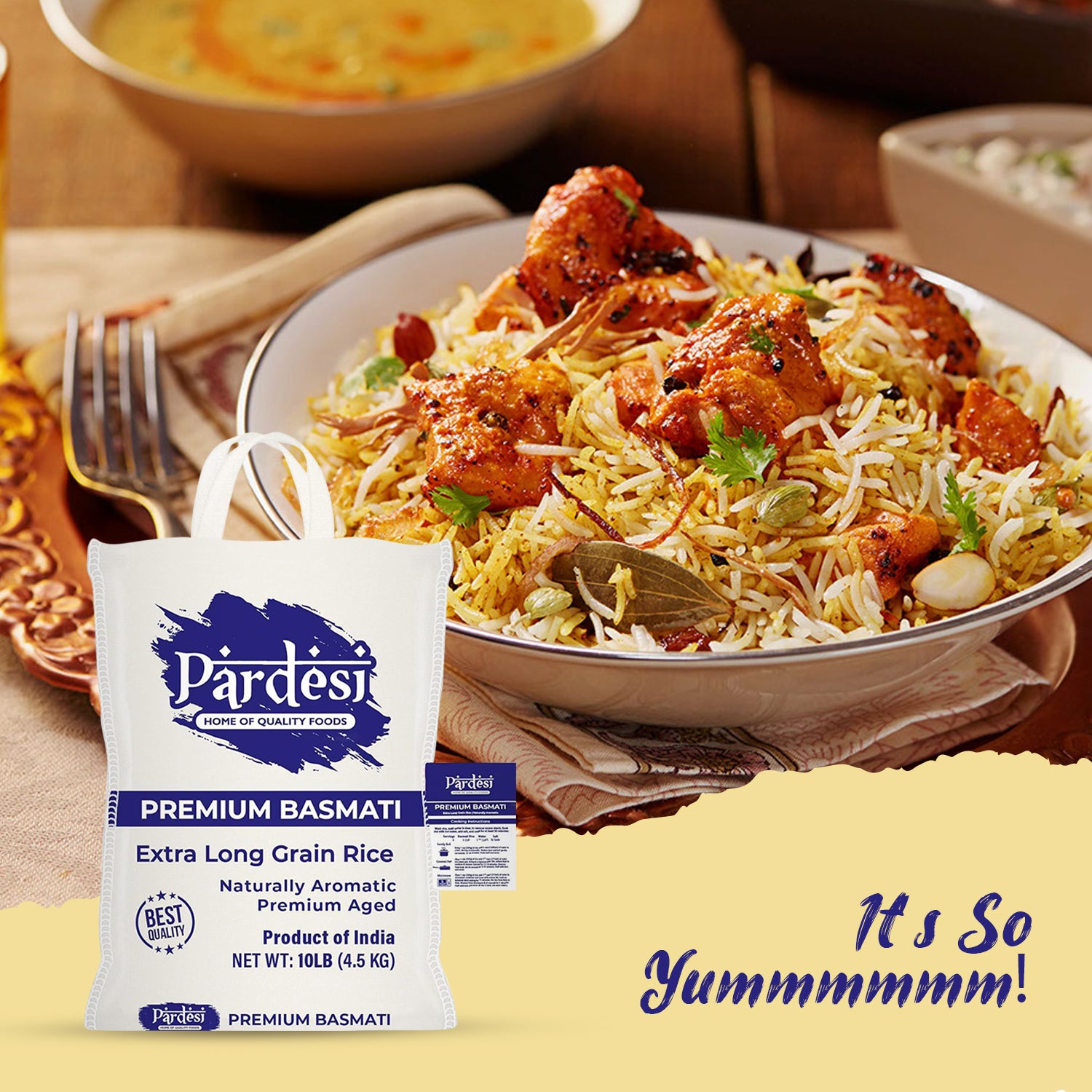 PARDESI Extra Long Basmati Rice 10LB