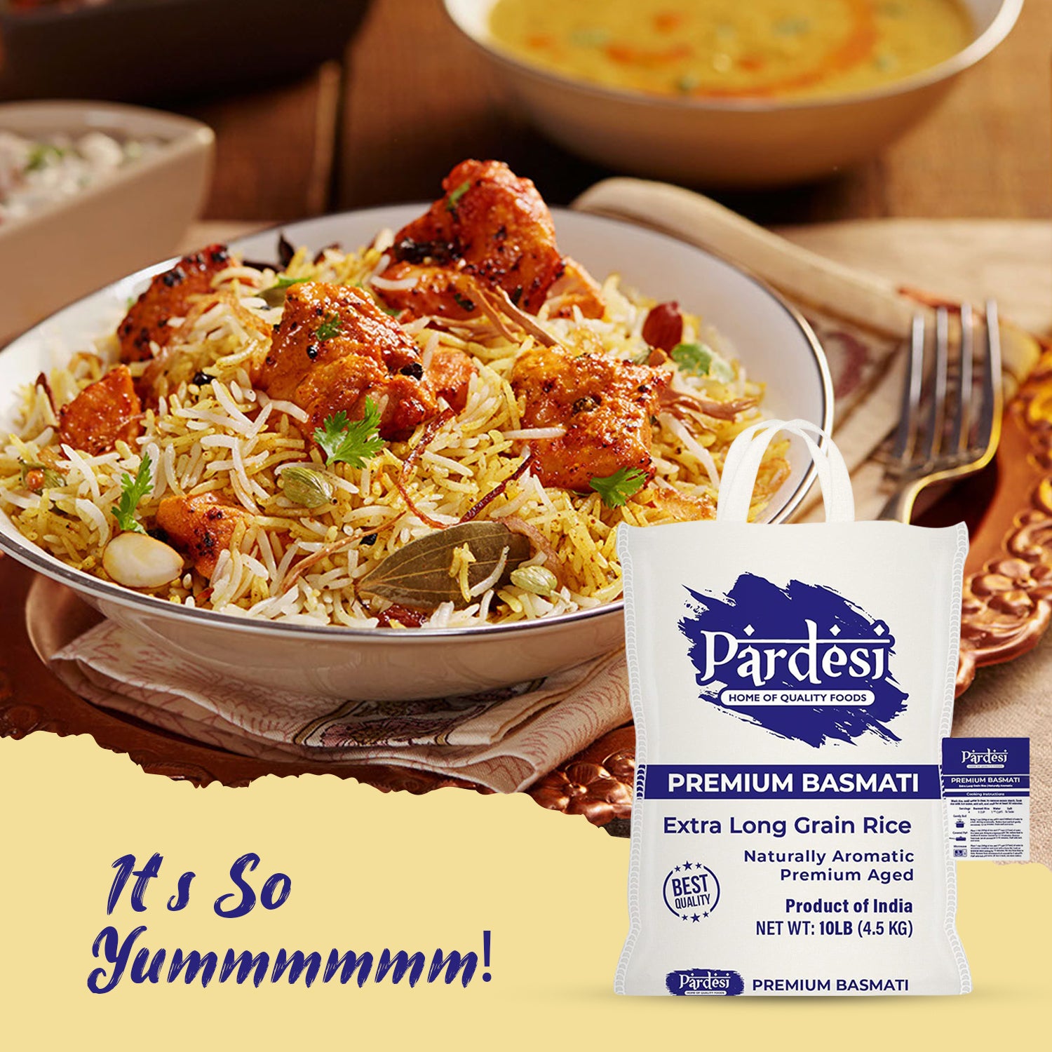 PARDESI Extra Long Basmati Rice 10LB