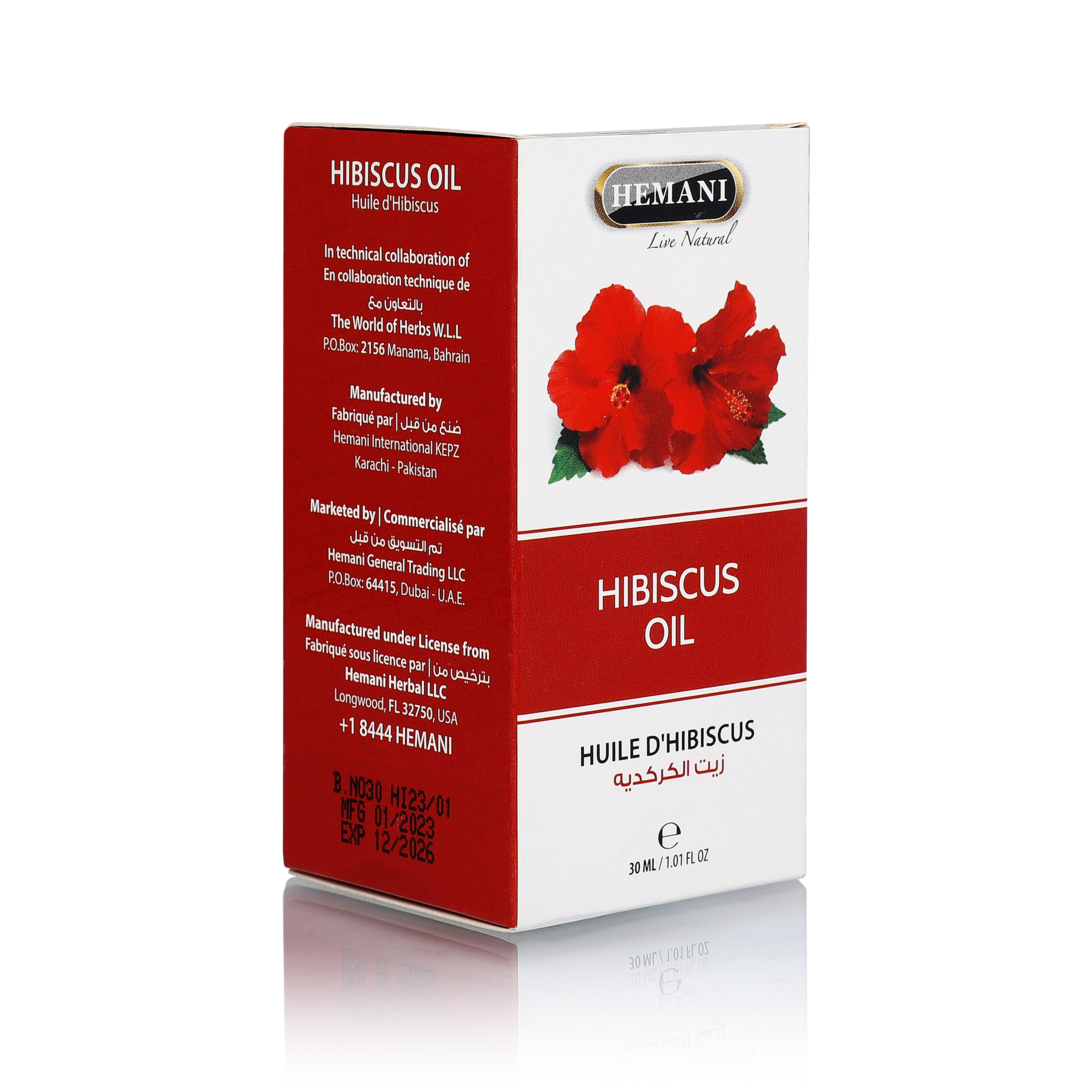 HEMANI Hibiscus Oil 30mL