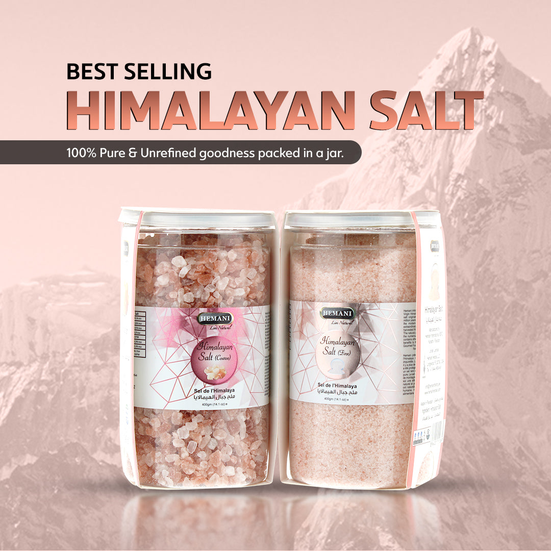 Virgin Himalayan Pink Salt 400g Coarse - Jar