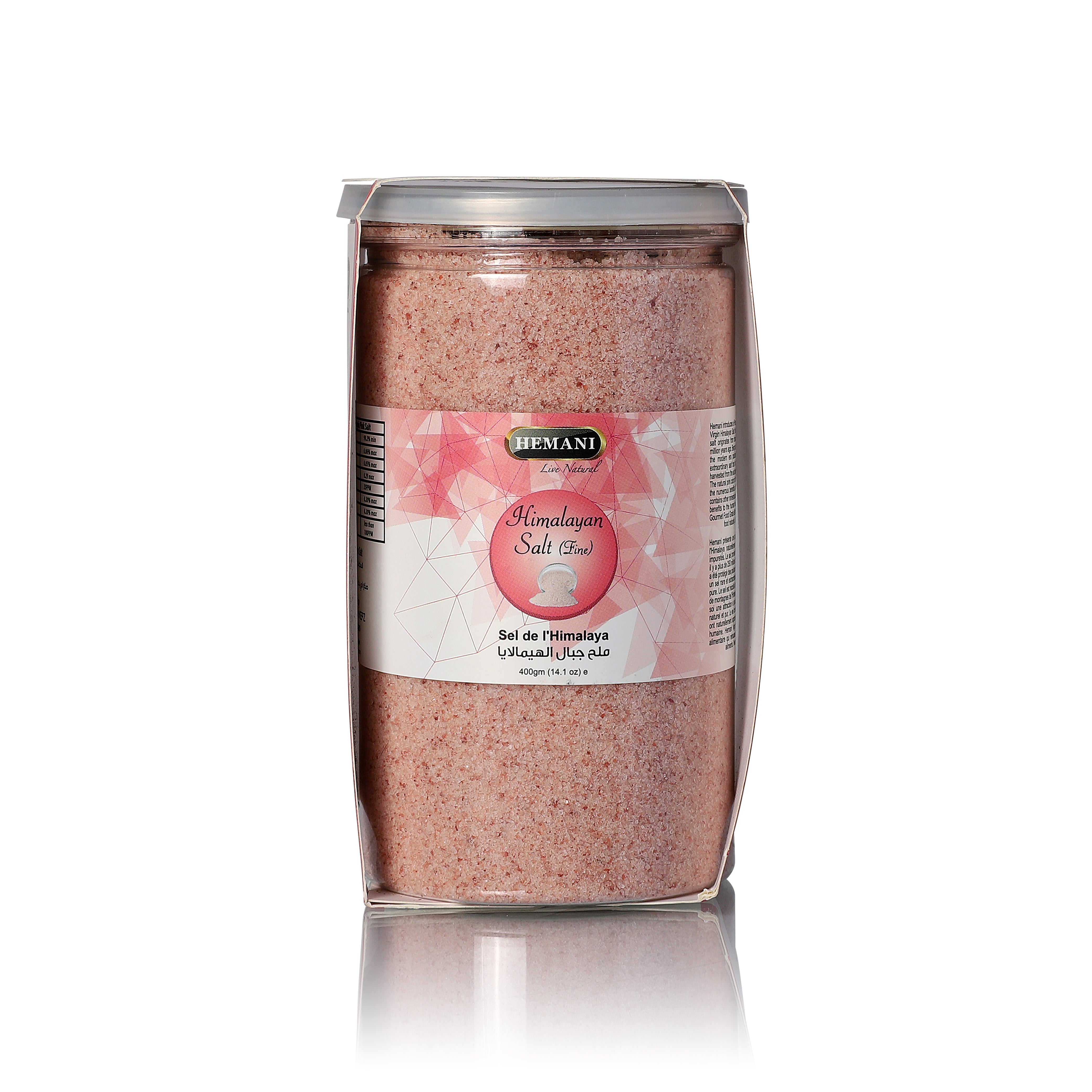 Virgin Himalayan Pink Salt 400g Fine - Jar