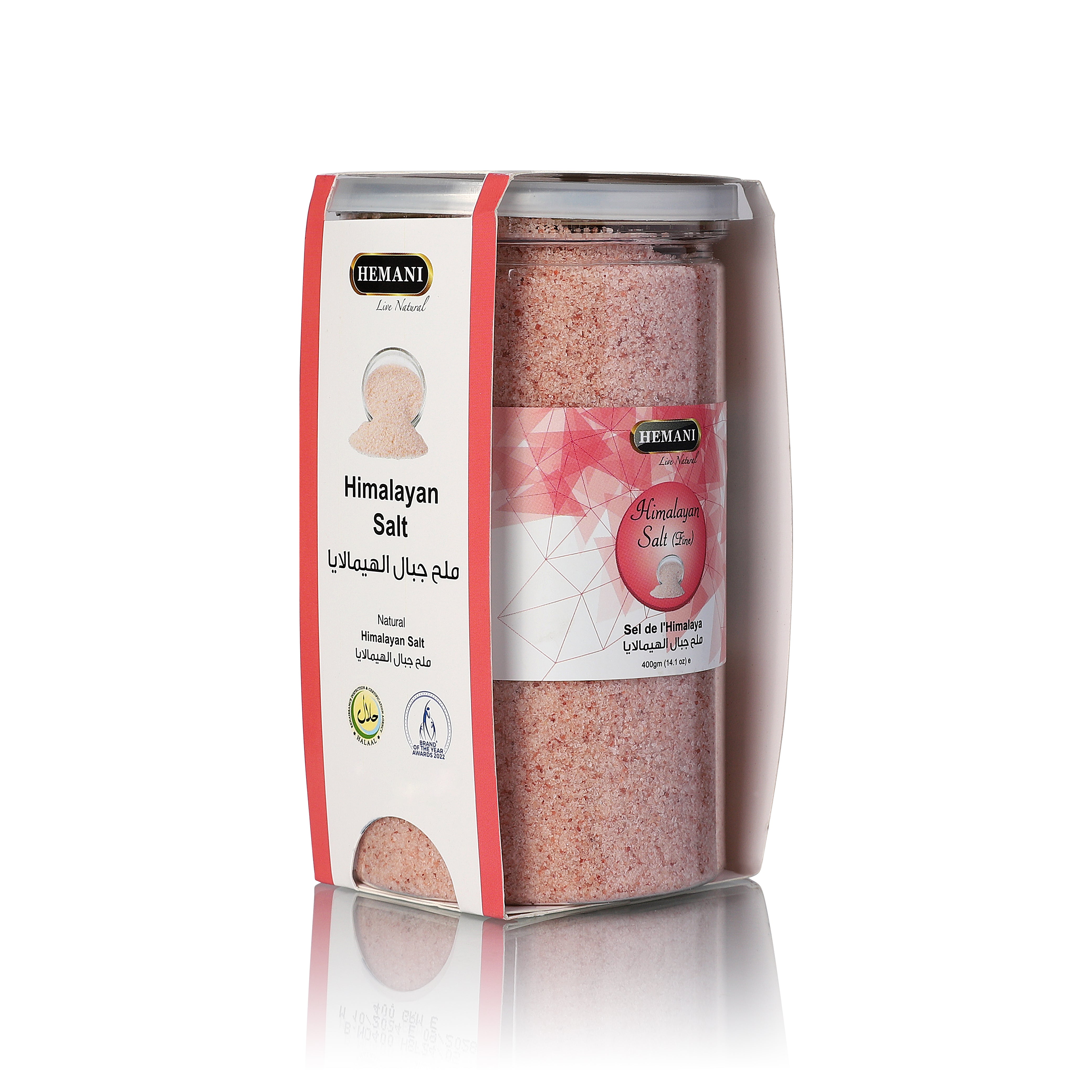 Virgin Himalayan Pink Salt 400g Fine - Jar