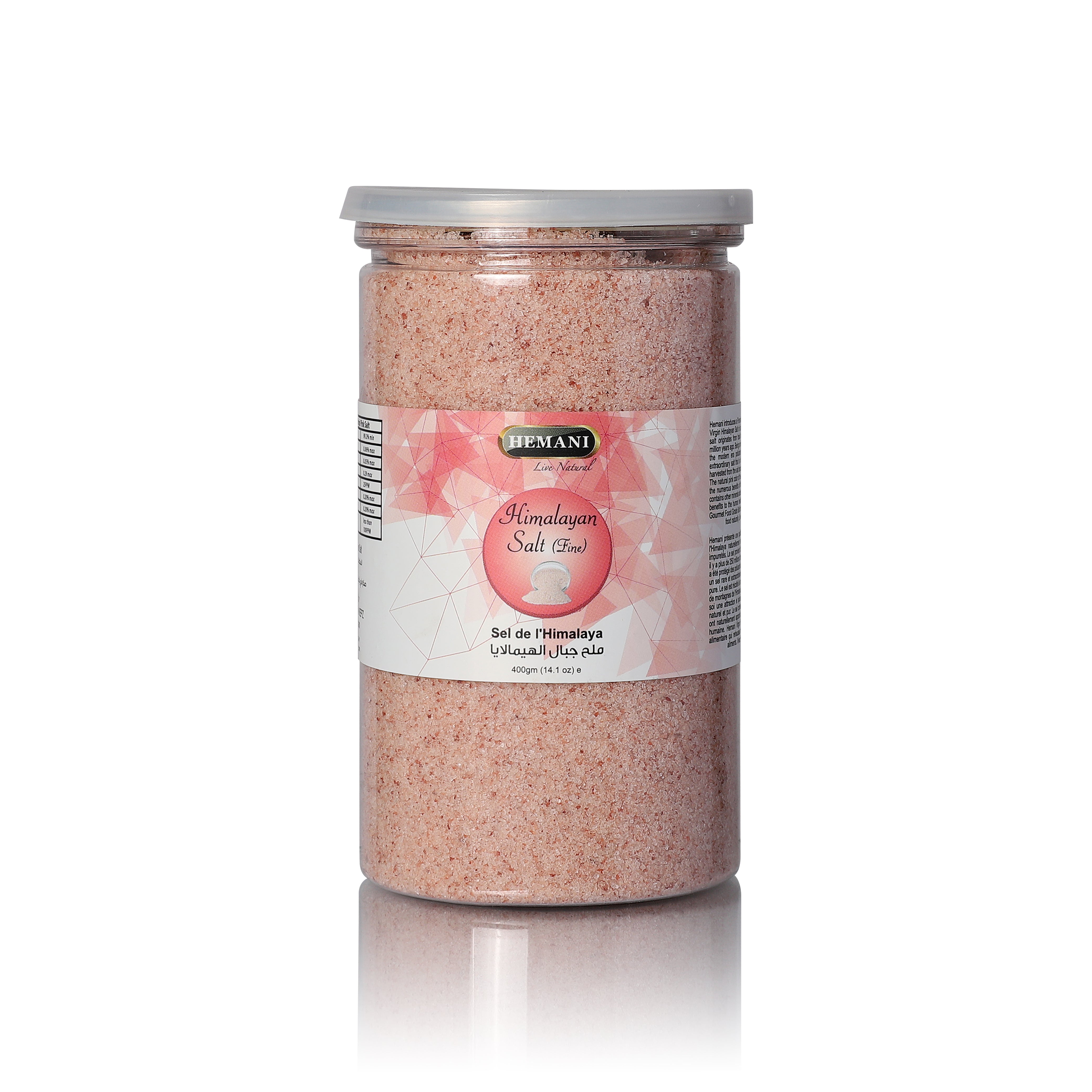 Virgin Himalayan Pink Salt 400g Fine - Jar