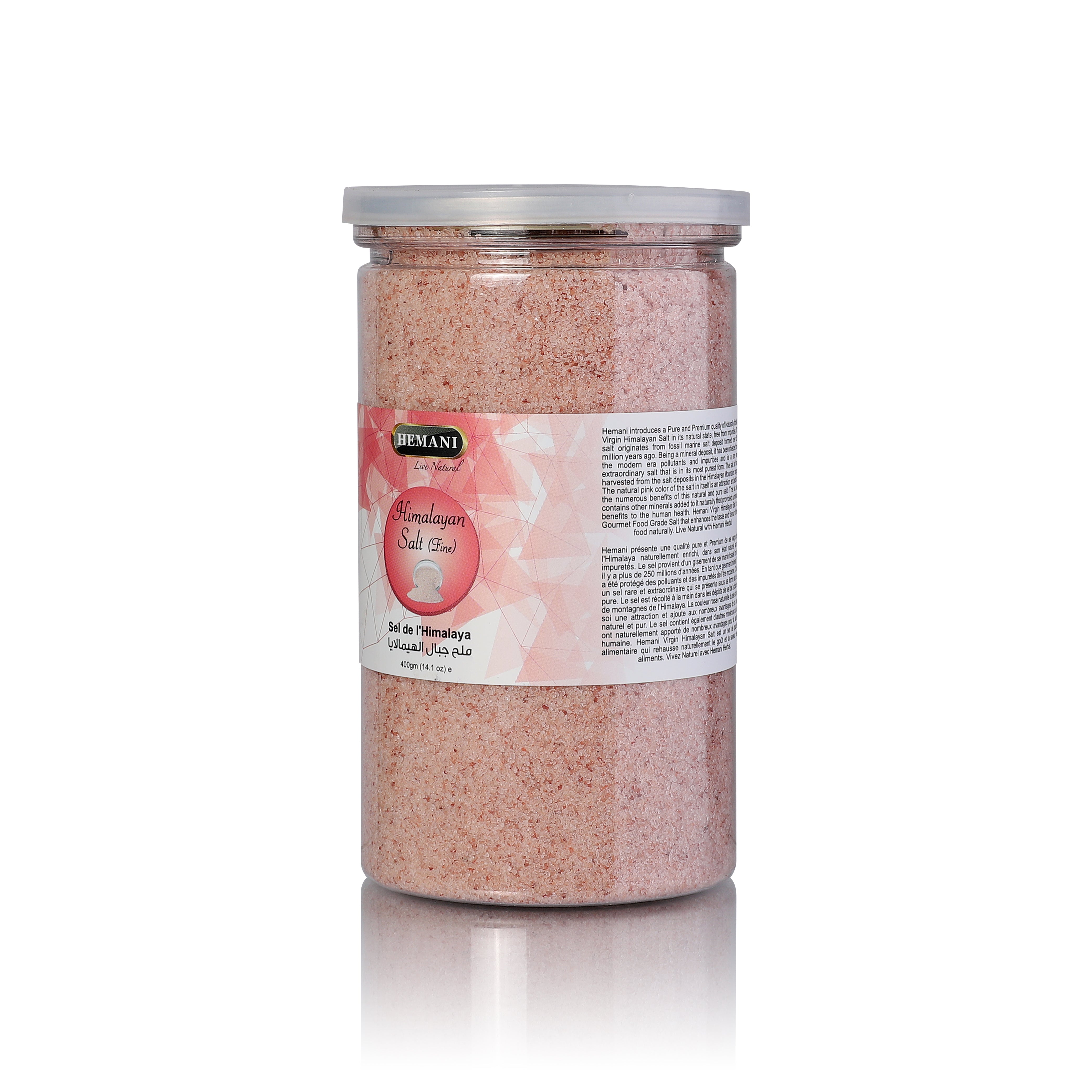 Virgin Himalayan Pink Salt 400g Fine - Jar