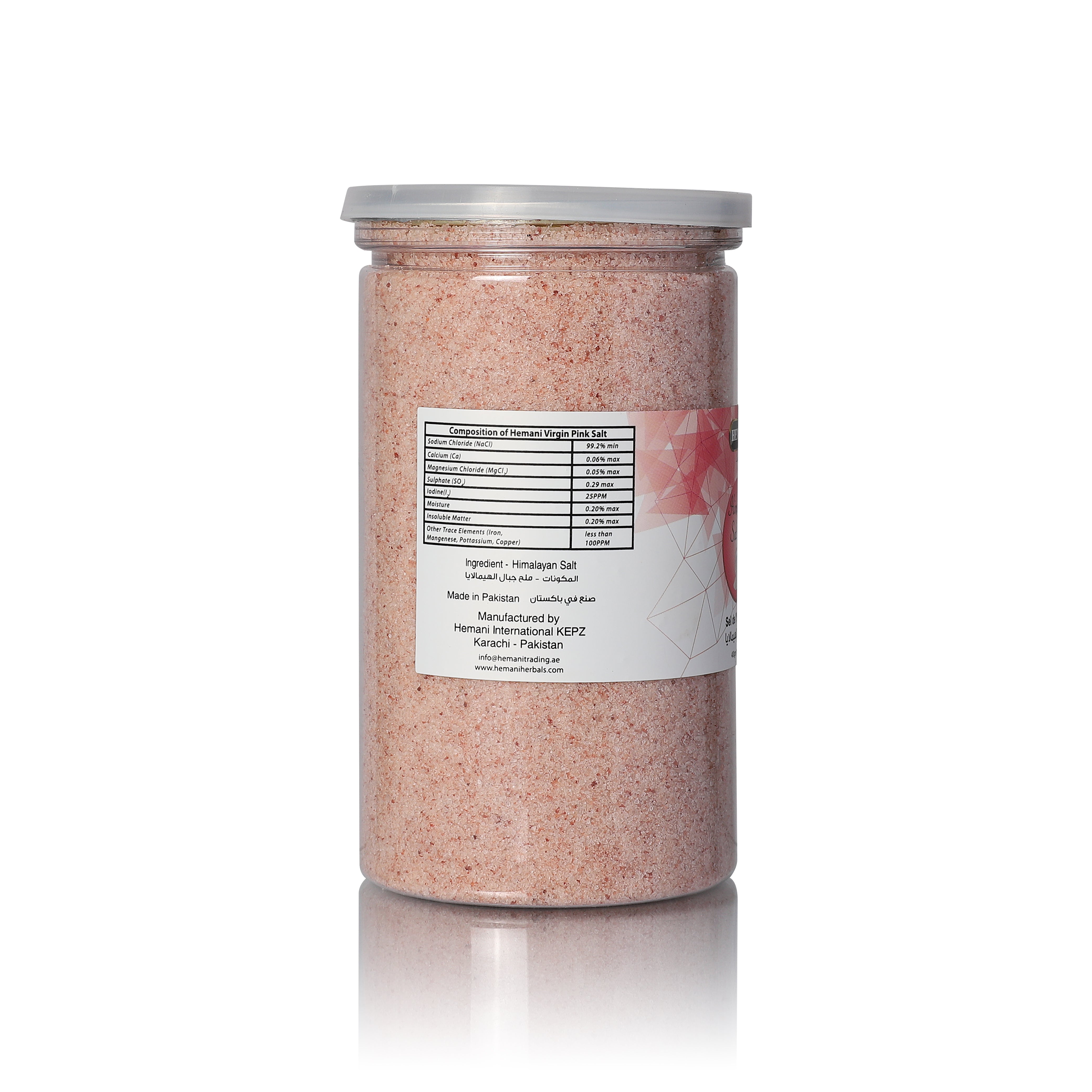 Virgin Himalayan Pink Salt 400g Fine - Jar