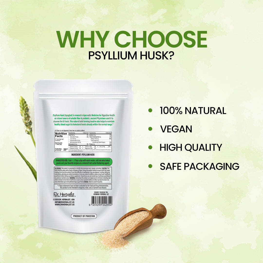 DR. HERBALIST Psyllium Husk 170g