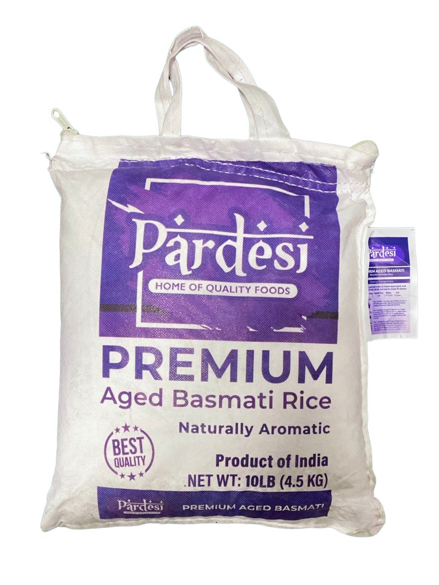 PARDESI Premium Aged Basmati Rice 10LB