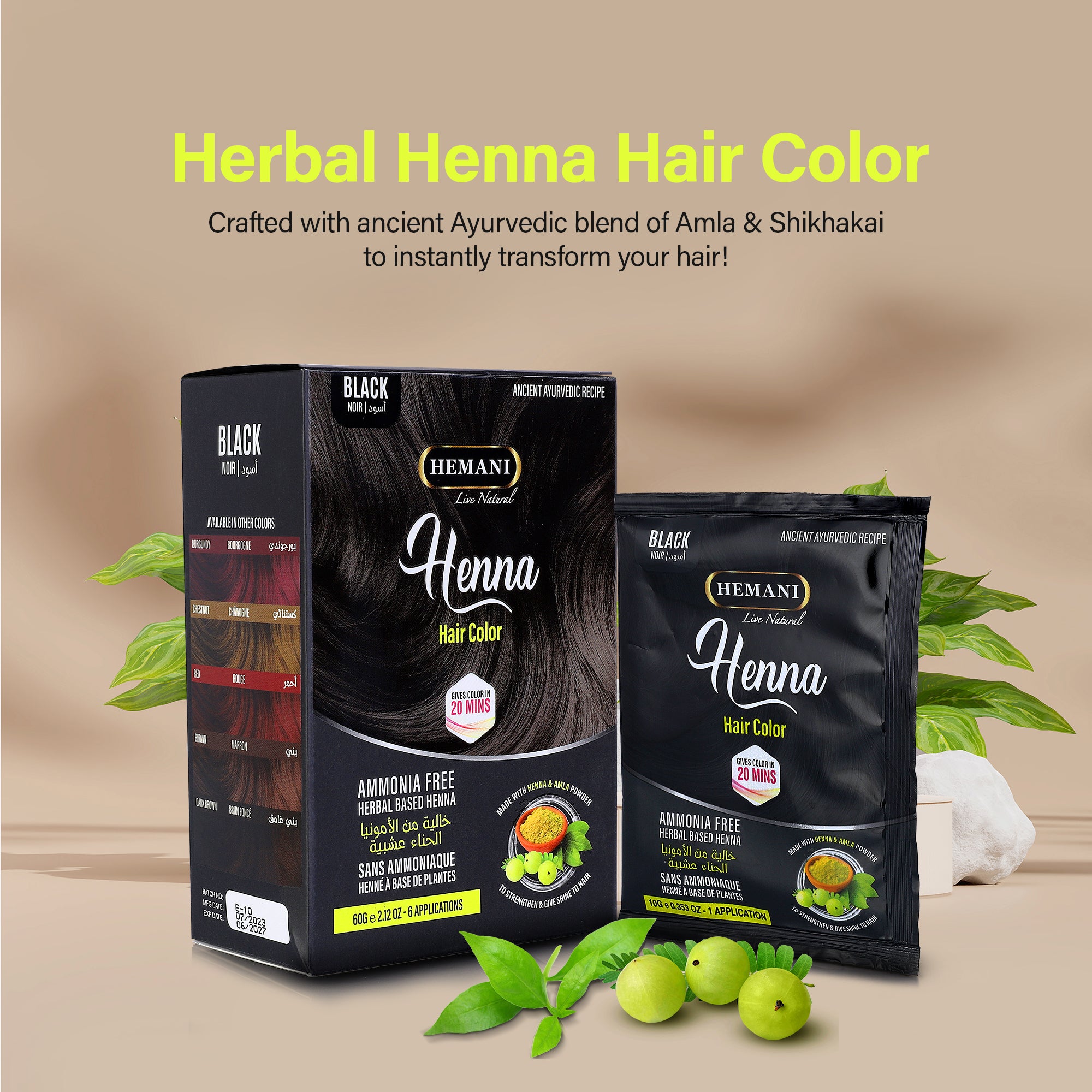 HEMANI Henna Black 60g | TheShopTank