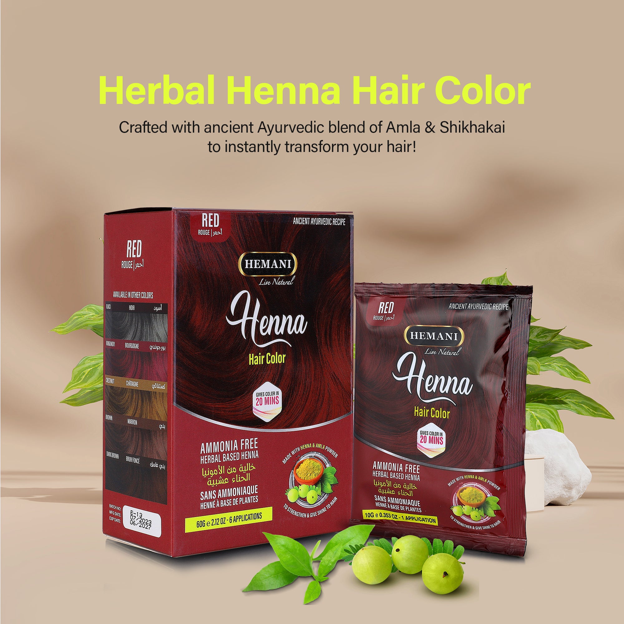 HEMANI Henna Red 60g