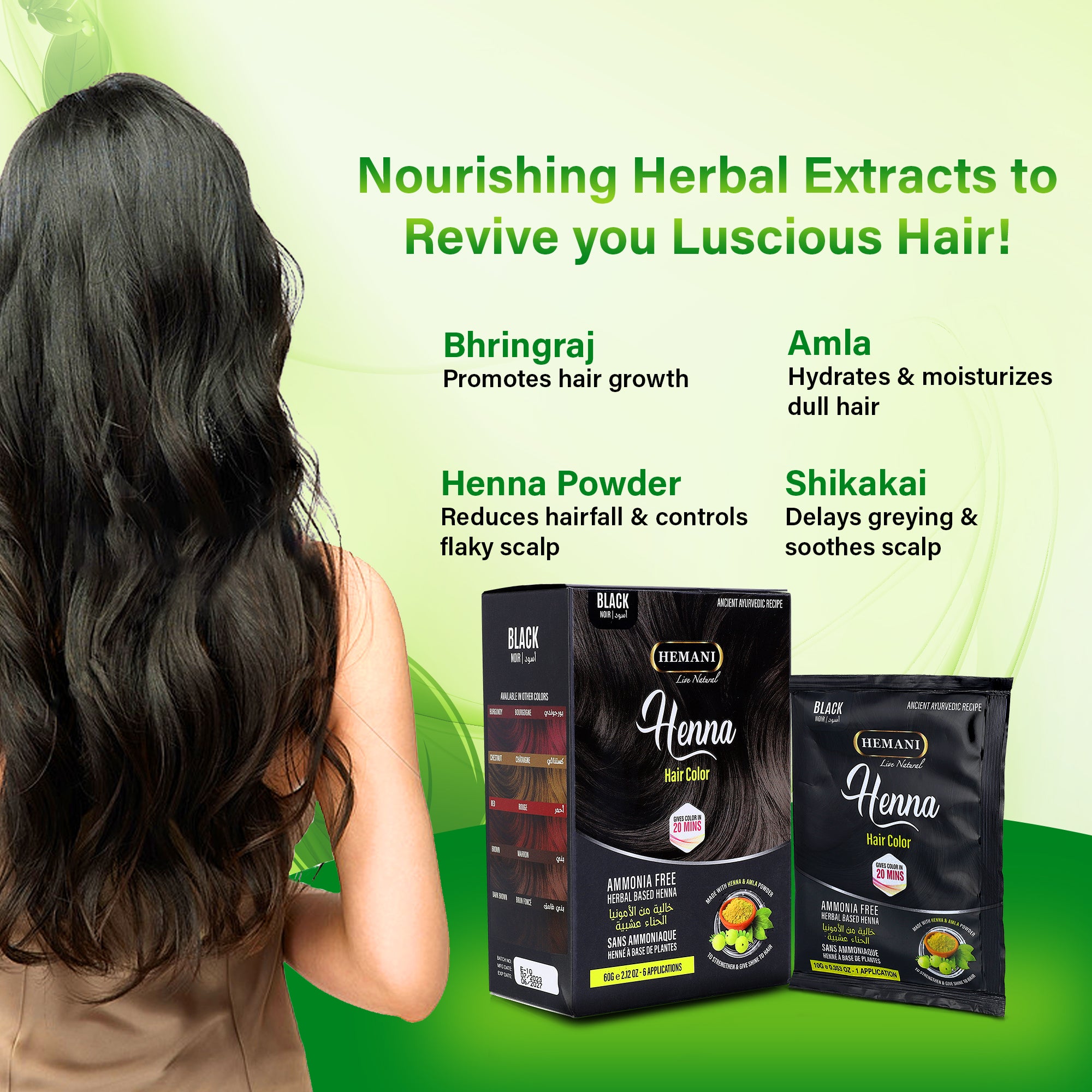 HEMANI Henna Black 60g | TheShopTank
