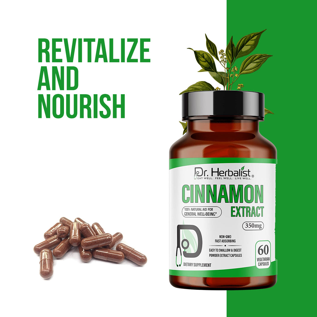 DR. HERBALIST Cinnamon Extract 350mg 60 Capsules